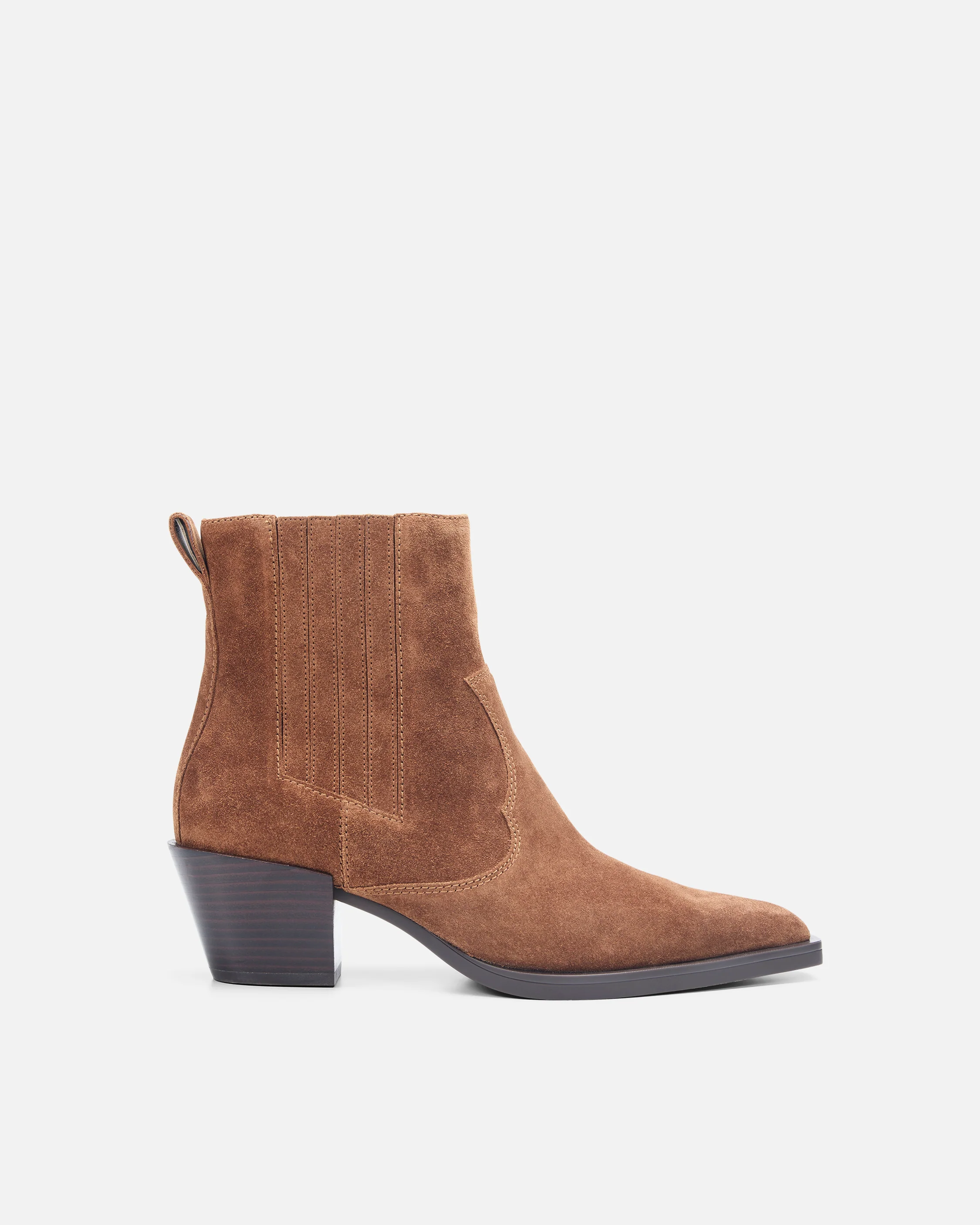 Dart Suede Western Boots