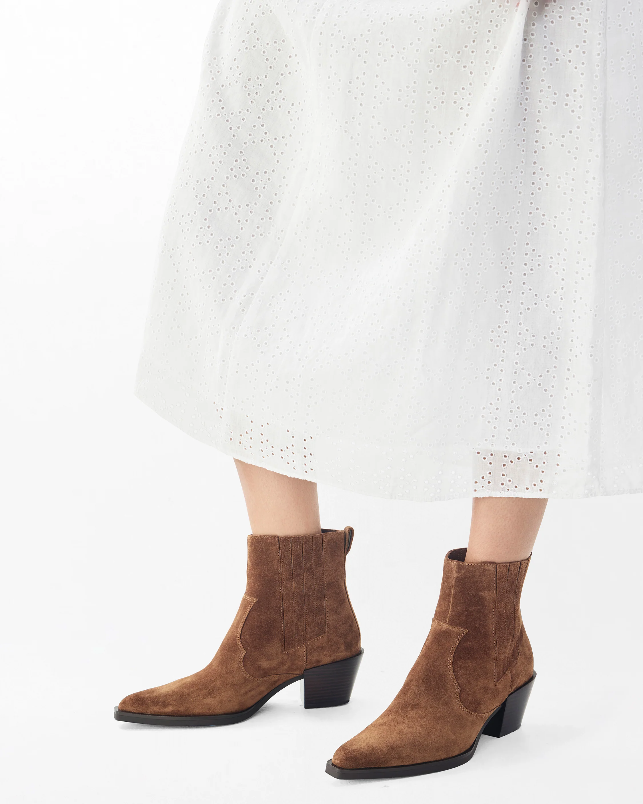 Dart Suede Western Boots - Image 2