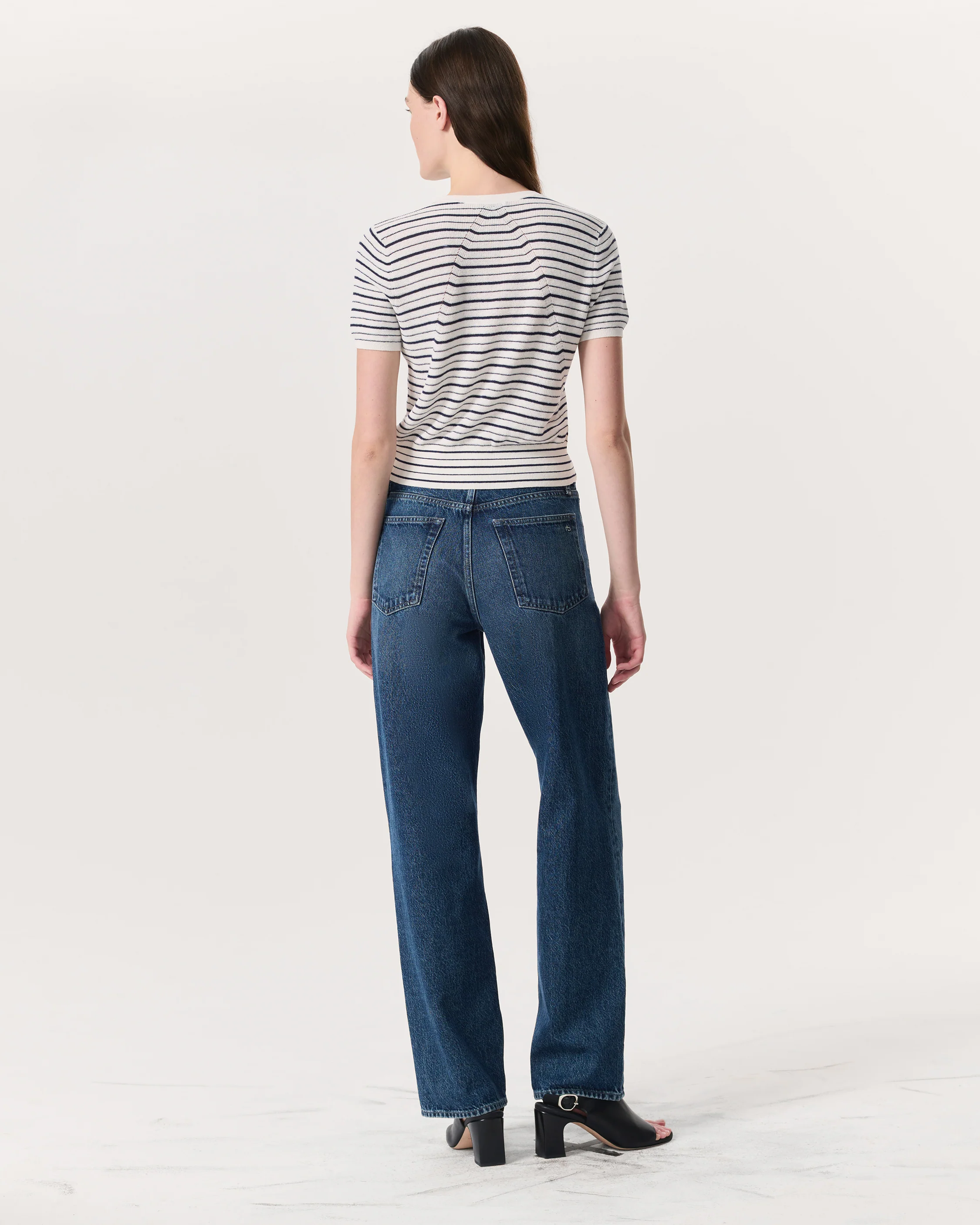 Dina Striped Cotton-Blend Cardigan - Image 5