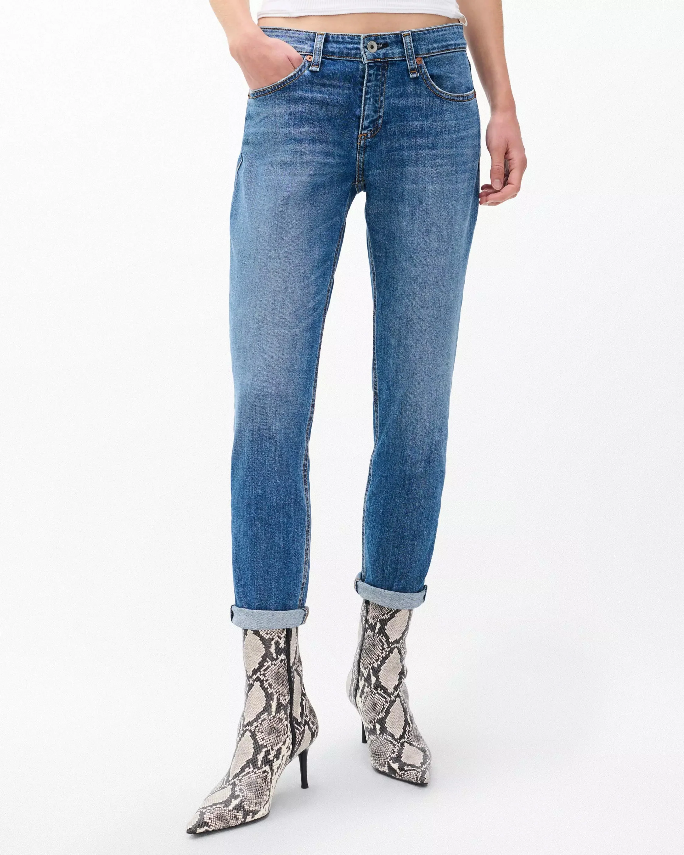 Dre Slim Boyfriend Jeans - Image 3
