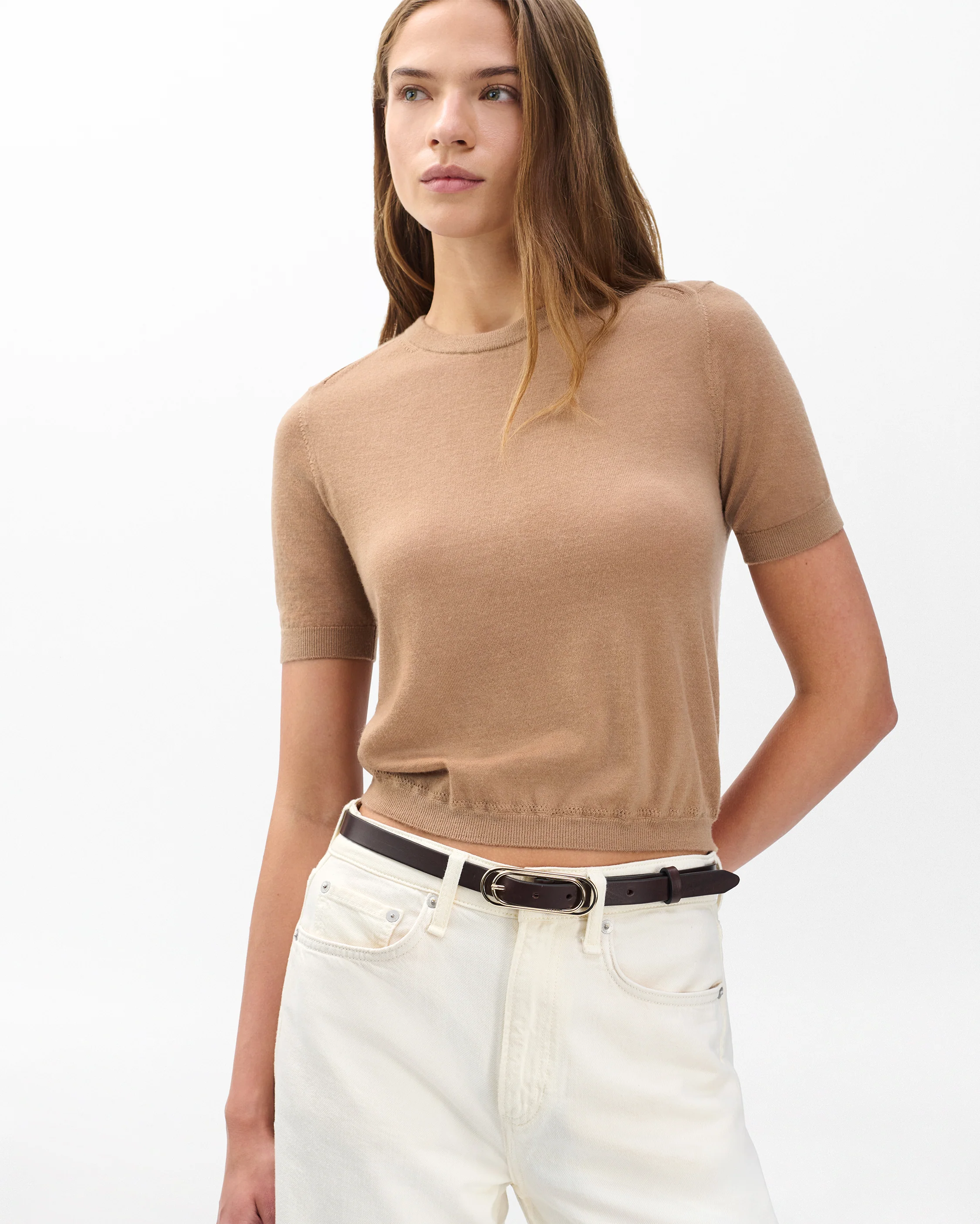 Duo Rounded Rebound Leather Belt - Image 2