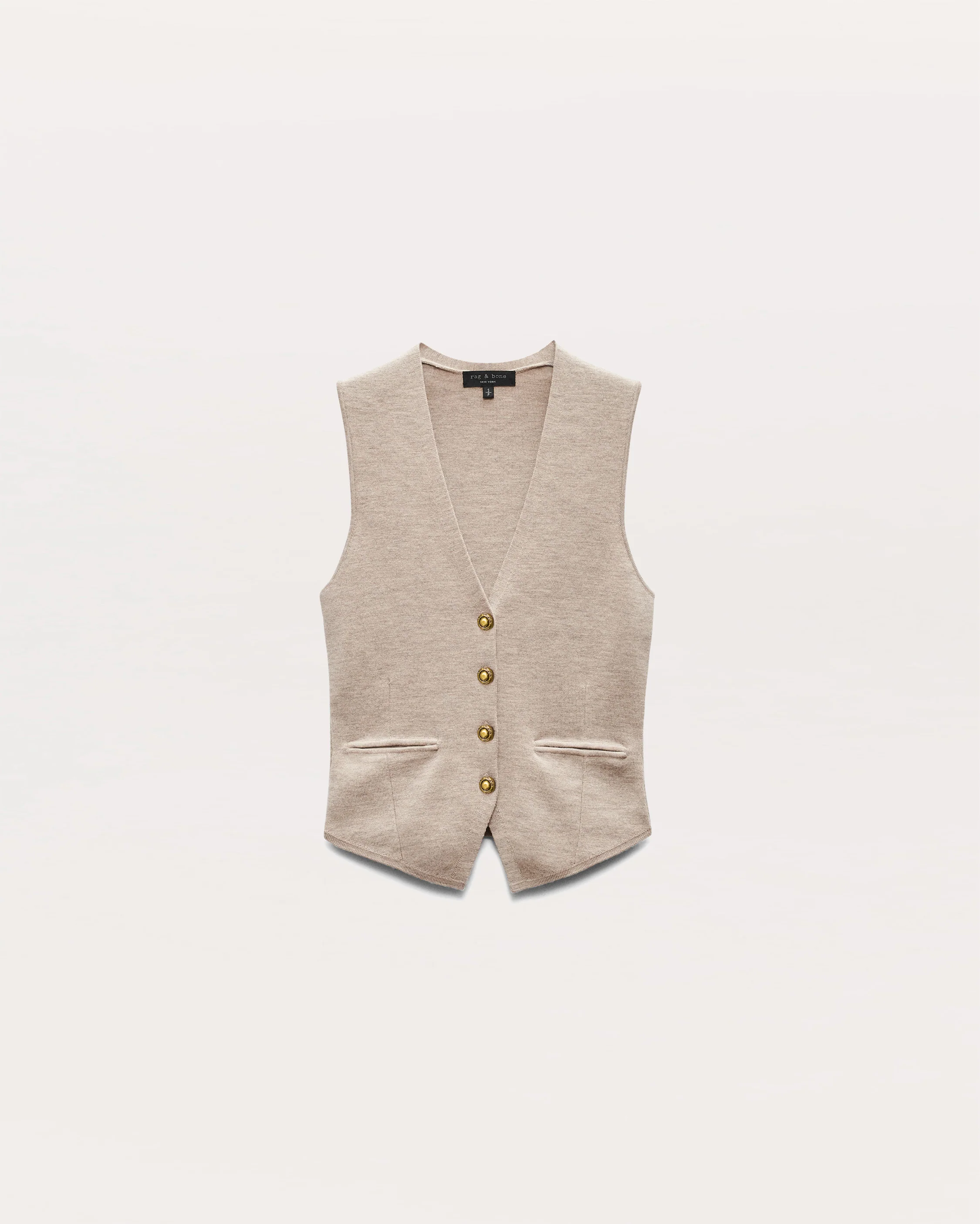 Ella Merino Wool-Blend Sweater Vest - Image 2