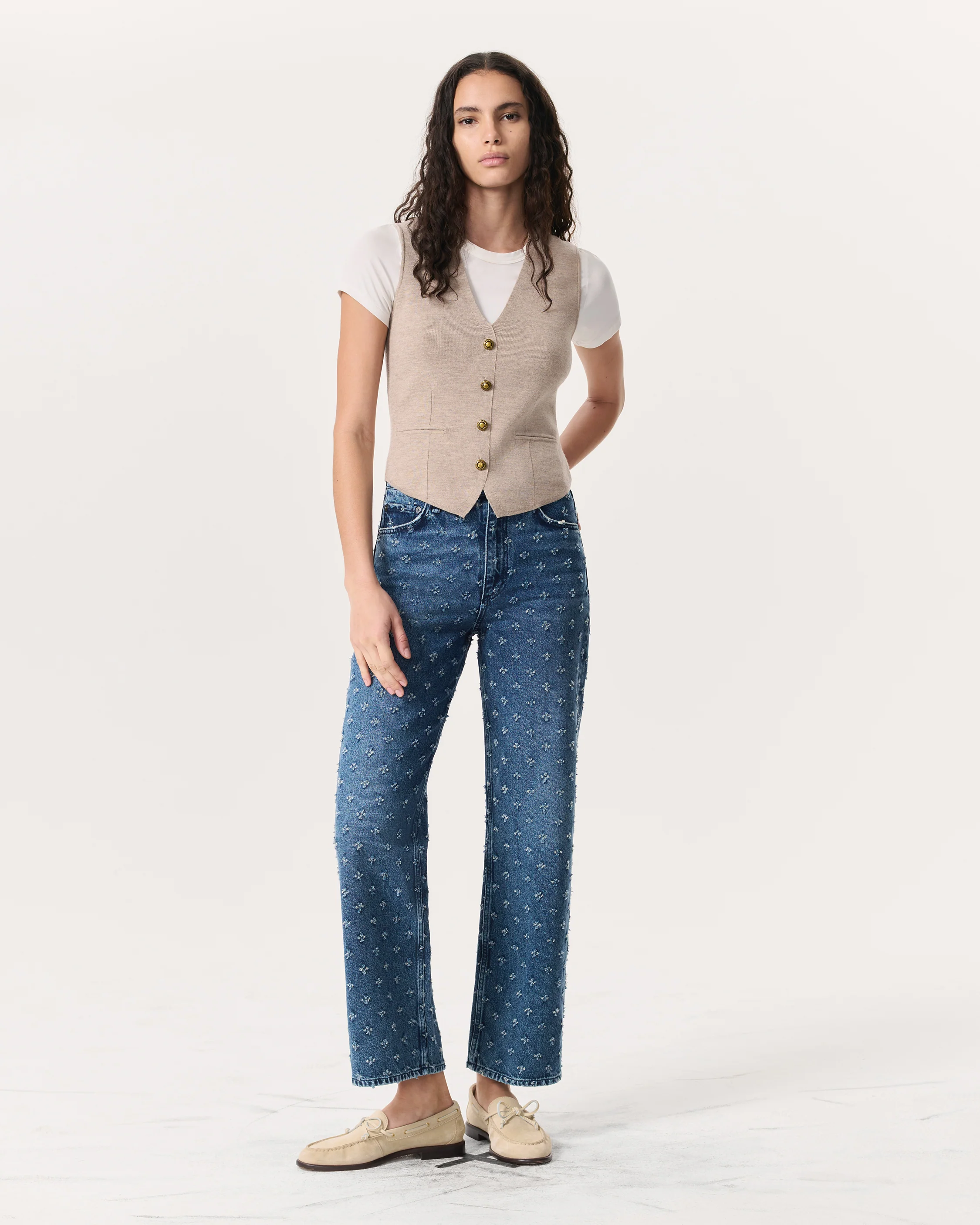 Ella Merino Wool-Blend Sweater Vest - Image 4