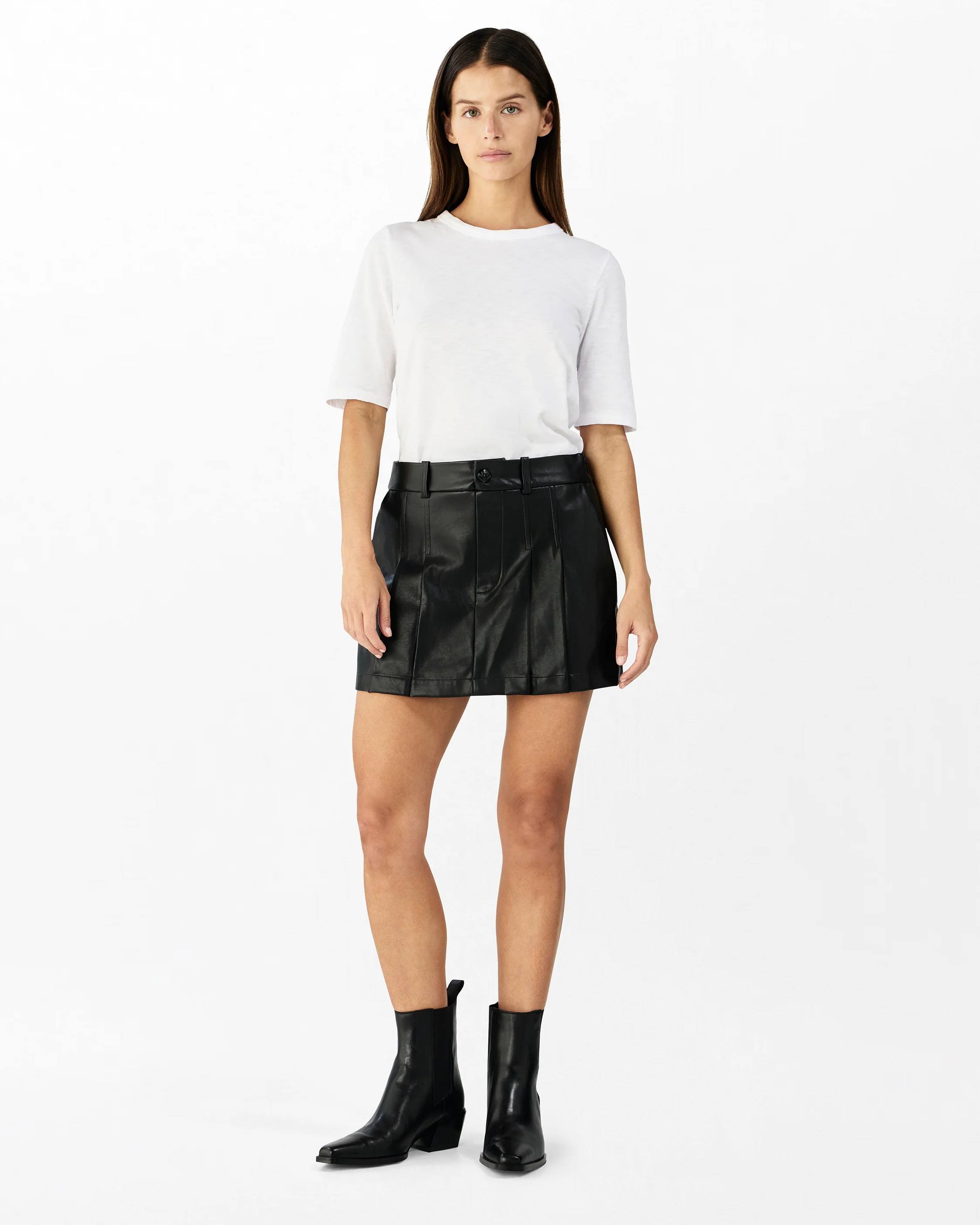 Esme Faux Leather Skort