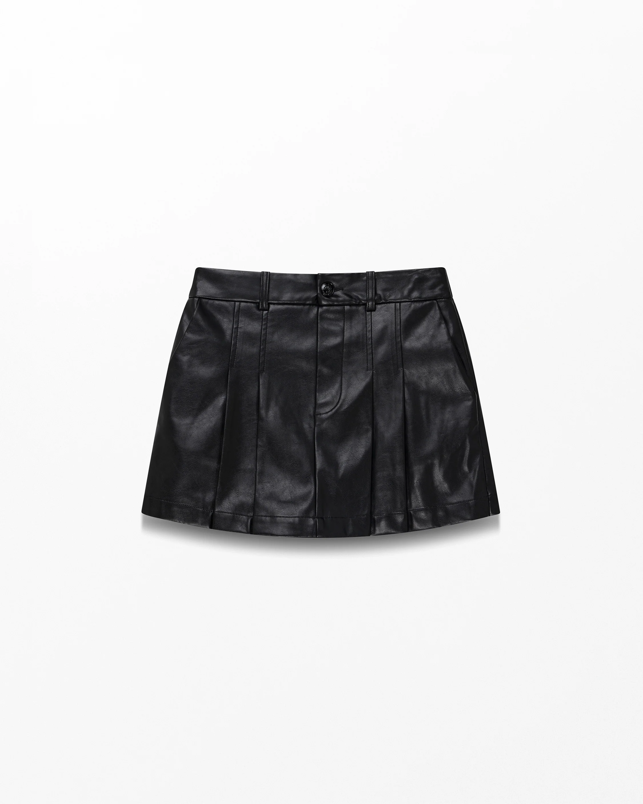 Esme Faux Leather Skort - Image 2