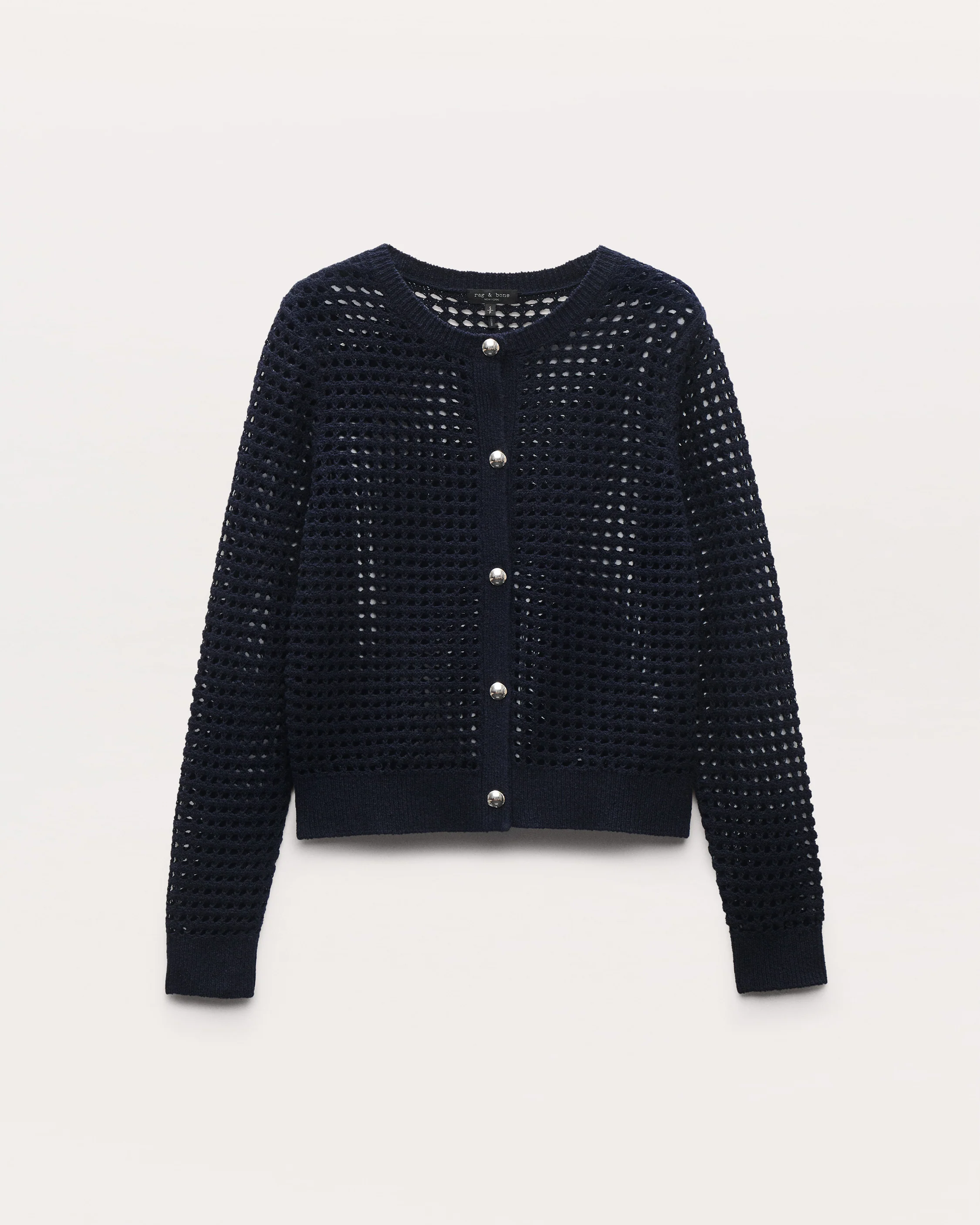 Ezra Open-Knit Cardigan - Image 2