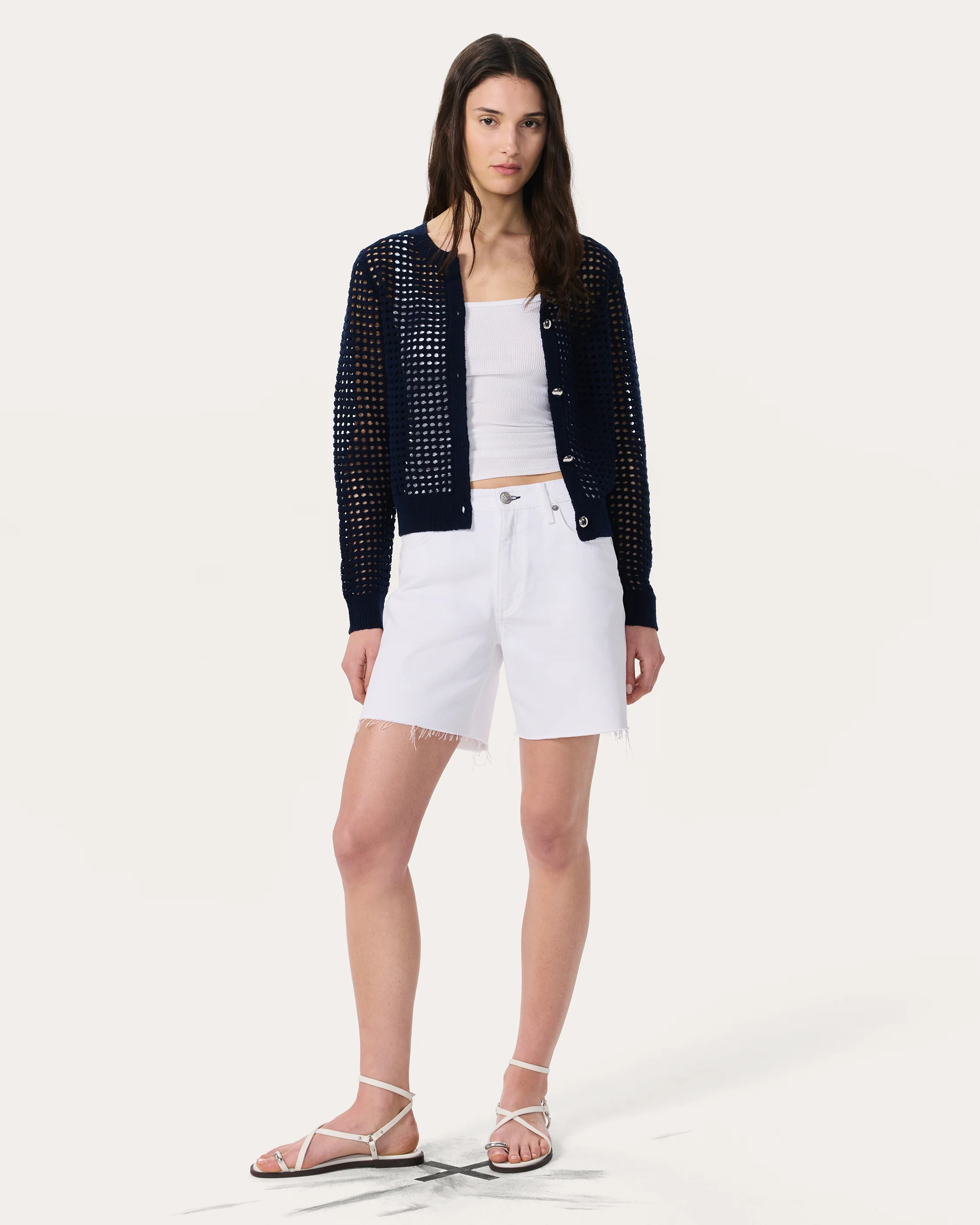 Ezra Open-Knit Cardigan - Image 3