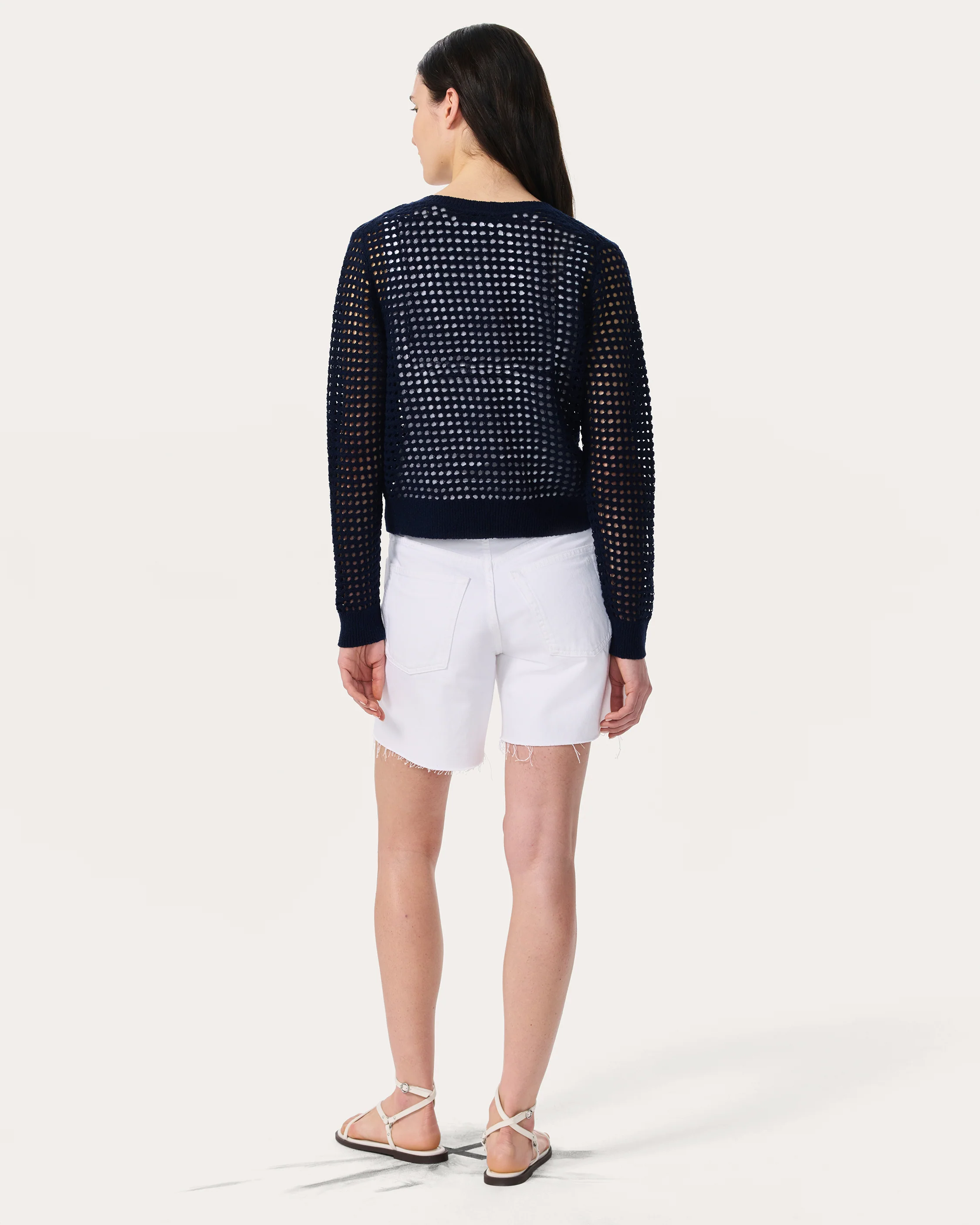 Ezra Open-Knit Cardigan - Image 7