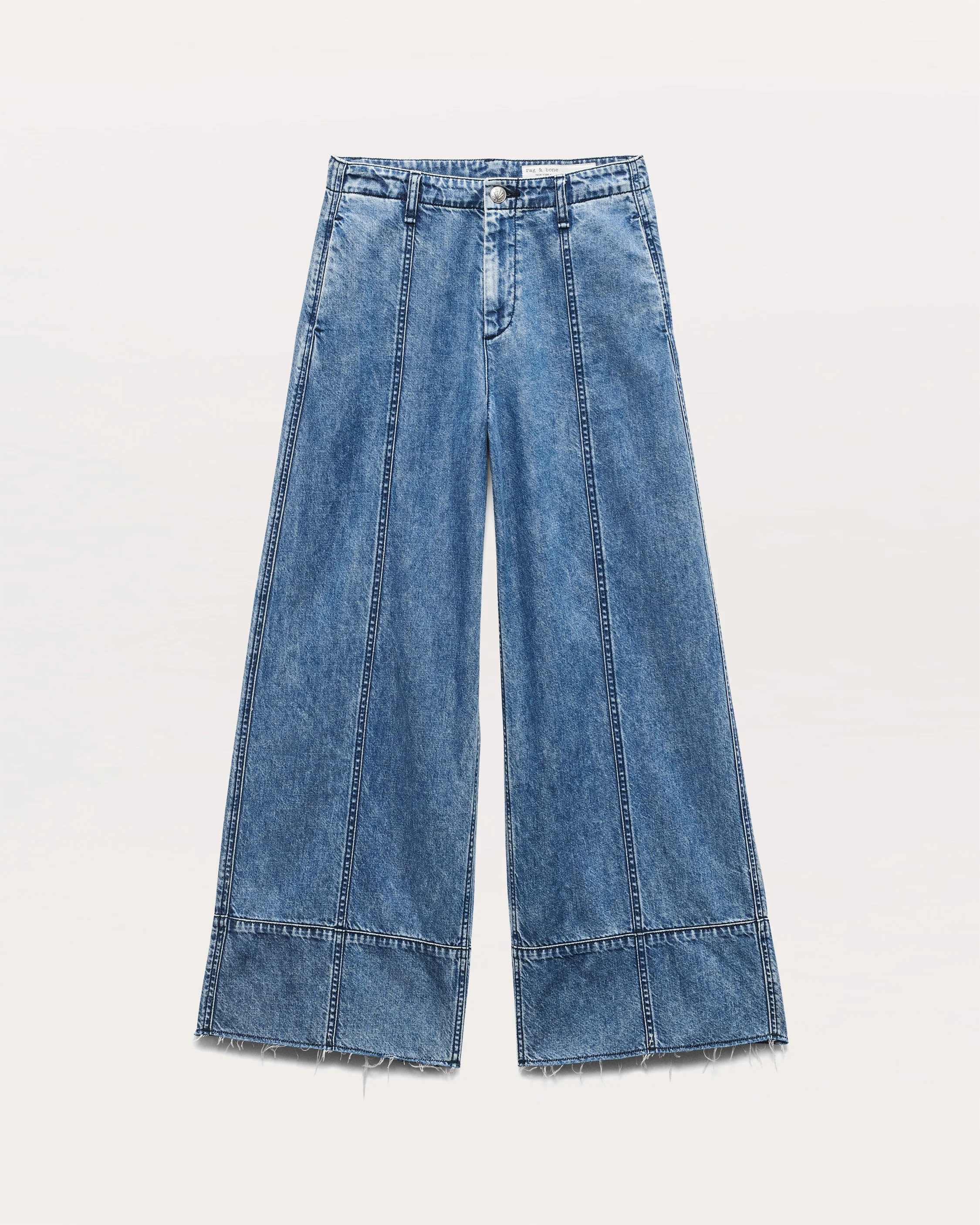 Featherweight Arianna Ankle-Length Palazzo Jeans - Image 2