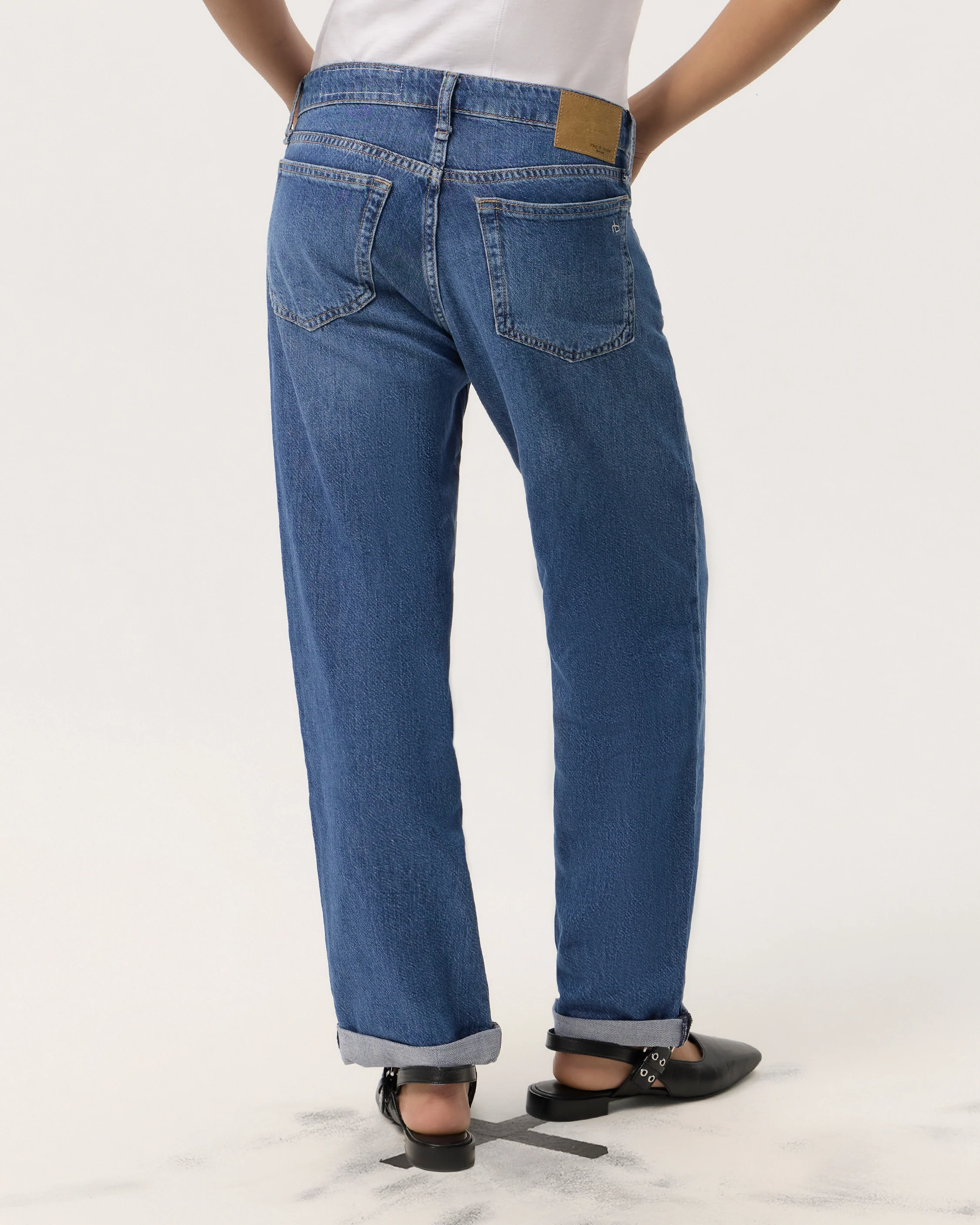 Featherweight Baggy Dre Low Rise Boyfriend - Image 5