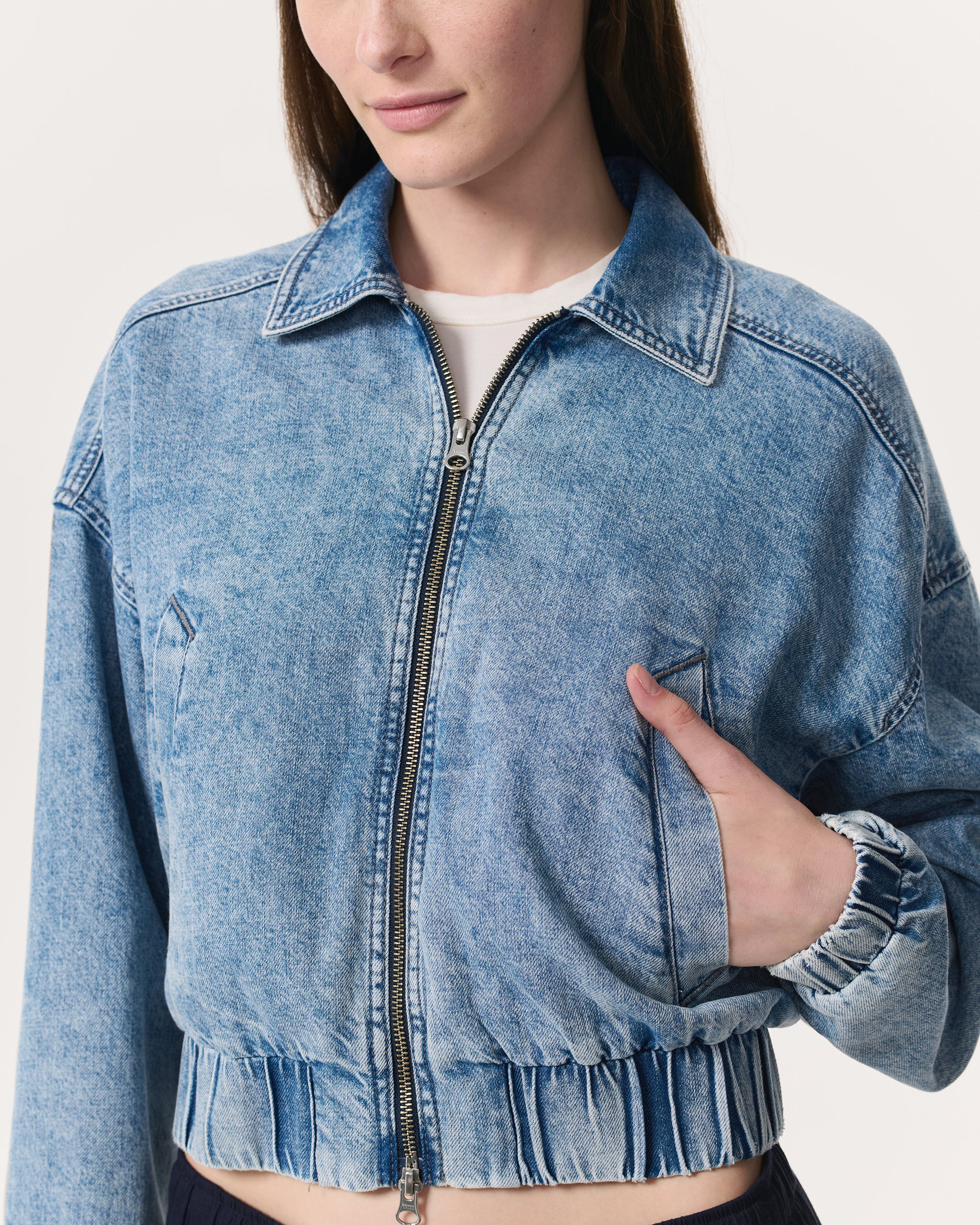Featherweight Lara Denim Jacket - Image 3