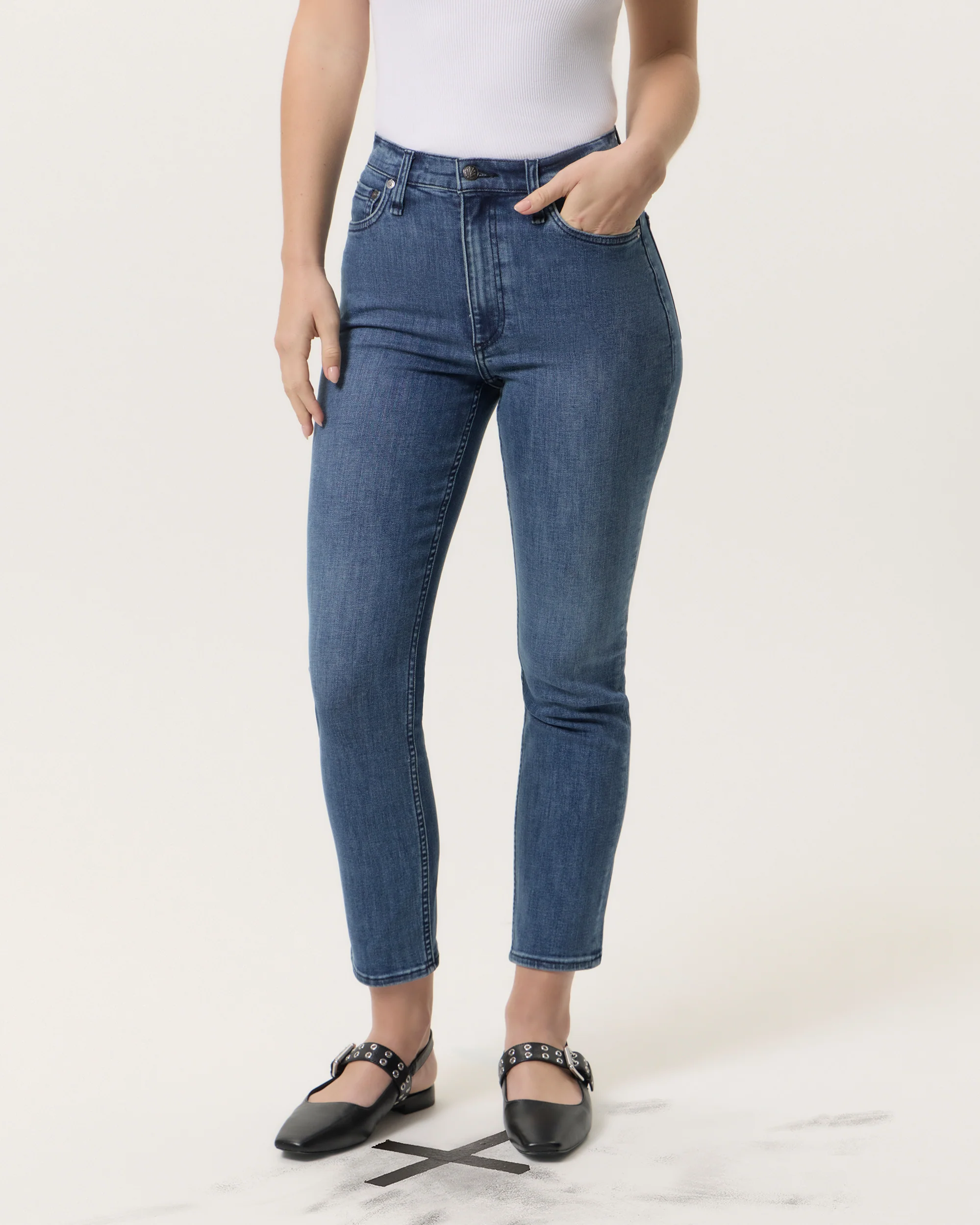 Flexi Wren High-Rise Ankle Slim Jeans - Image 3