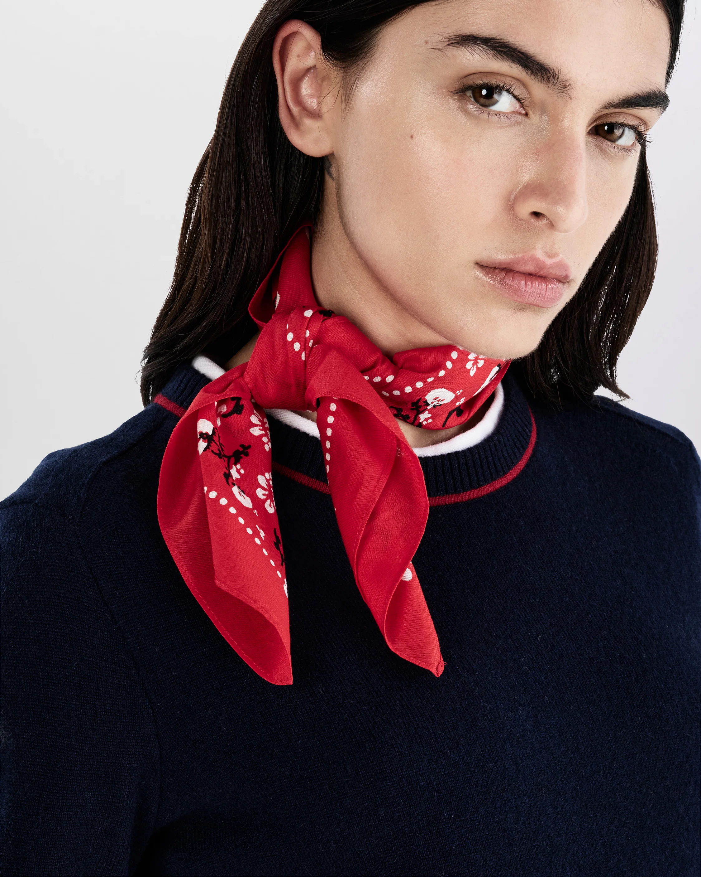 Floral Western Bandana