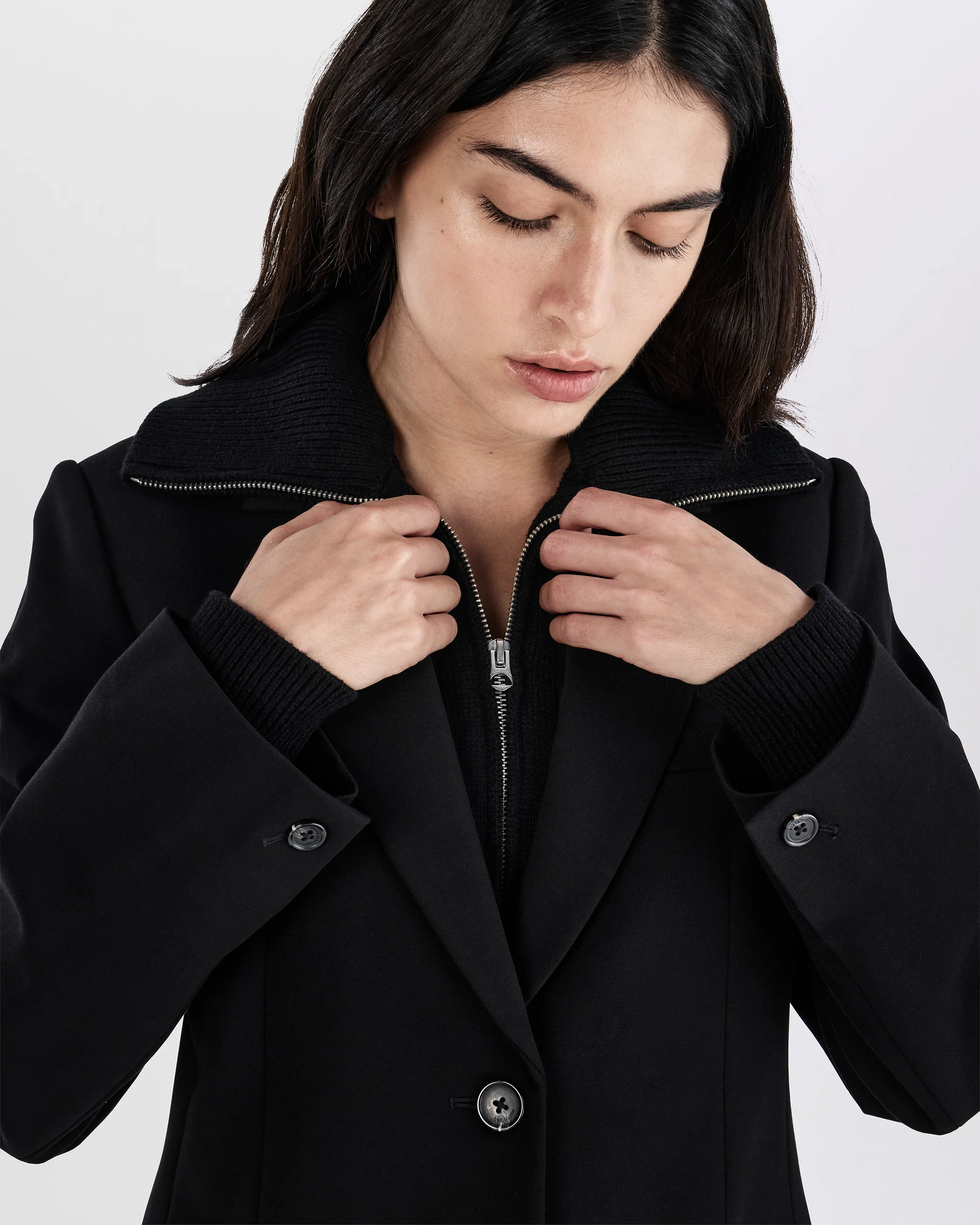 Frank Mixed-Media Blazer - Image 5