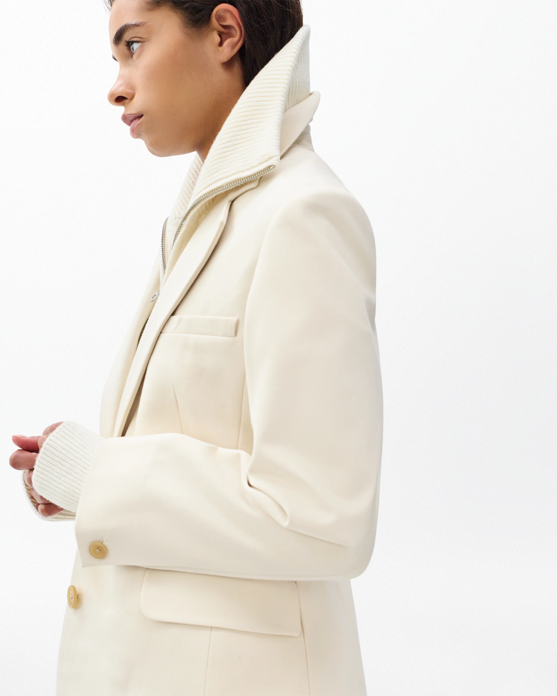Frank Mixed-Media Blazer - Image 5