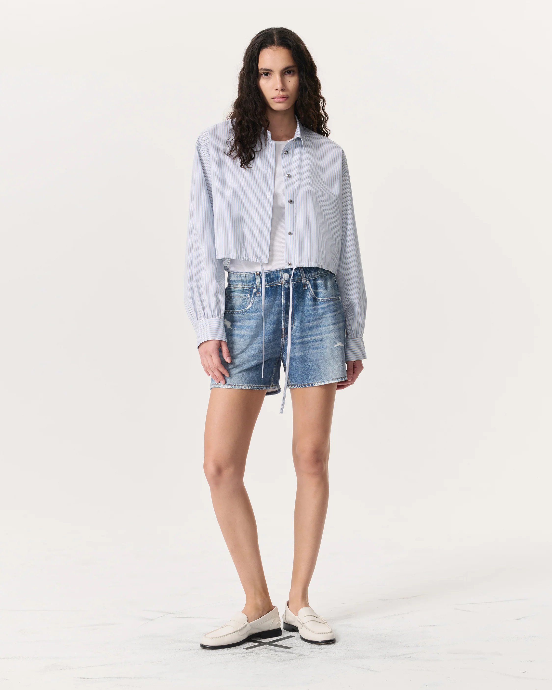 Georgie Striped Cotton Poplin Shirt - Image 4