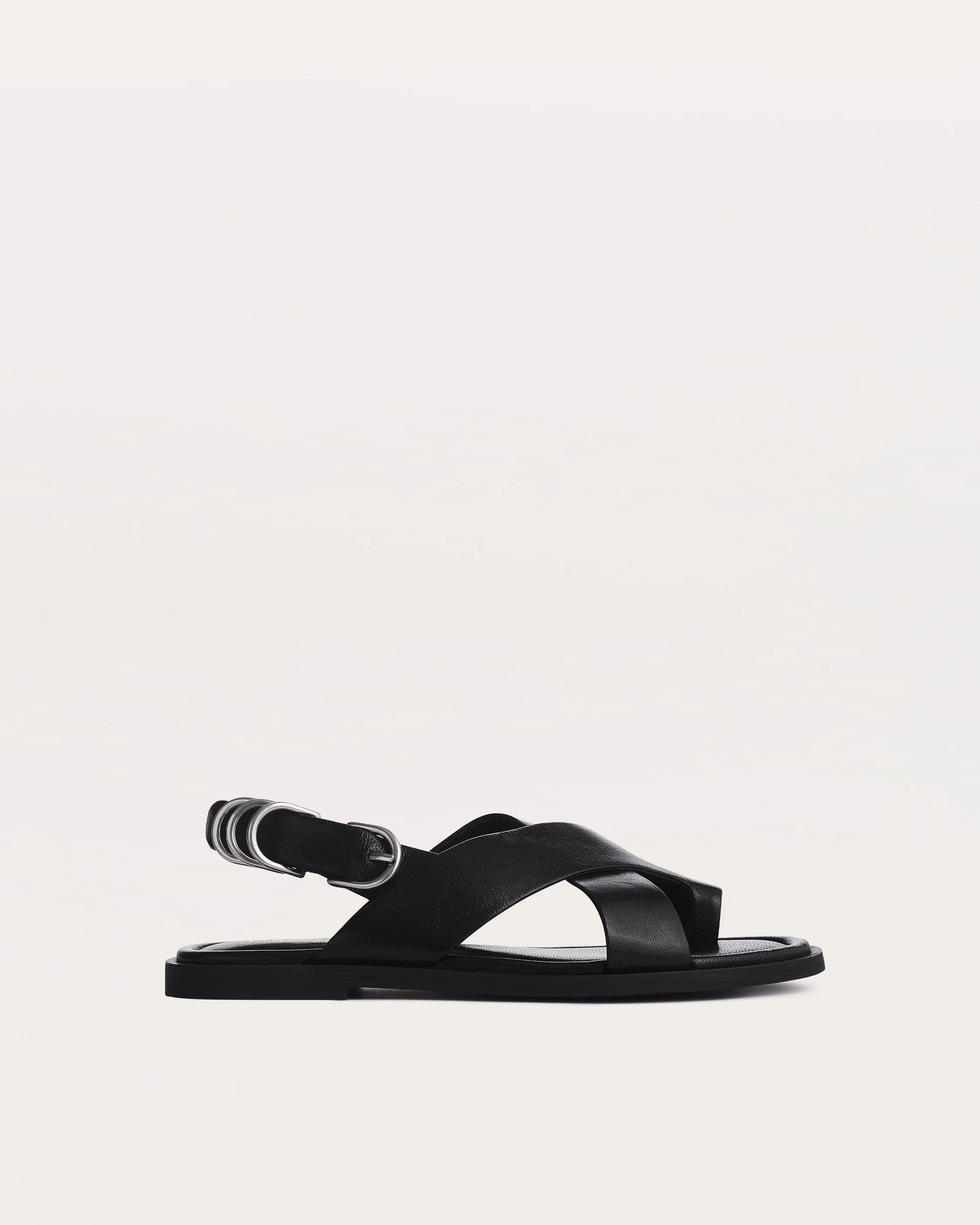 Gia Leather Crossover Sandals