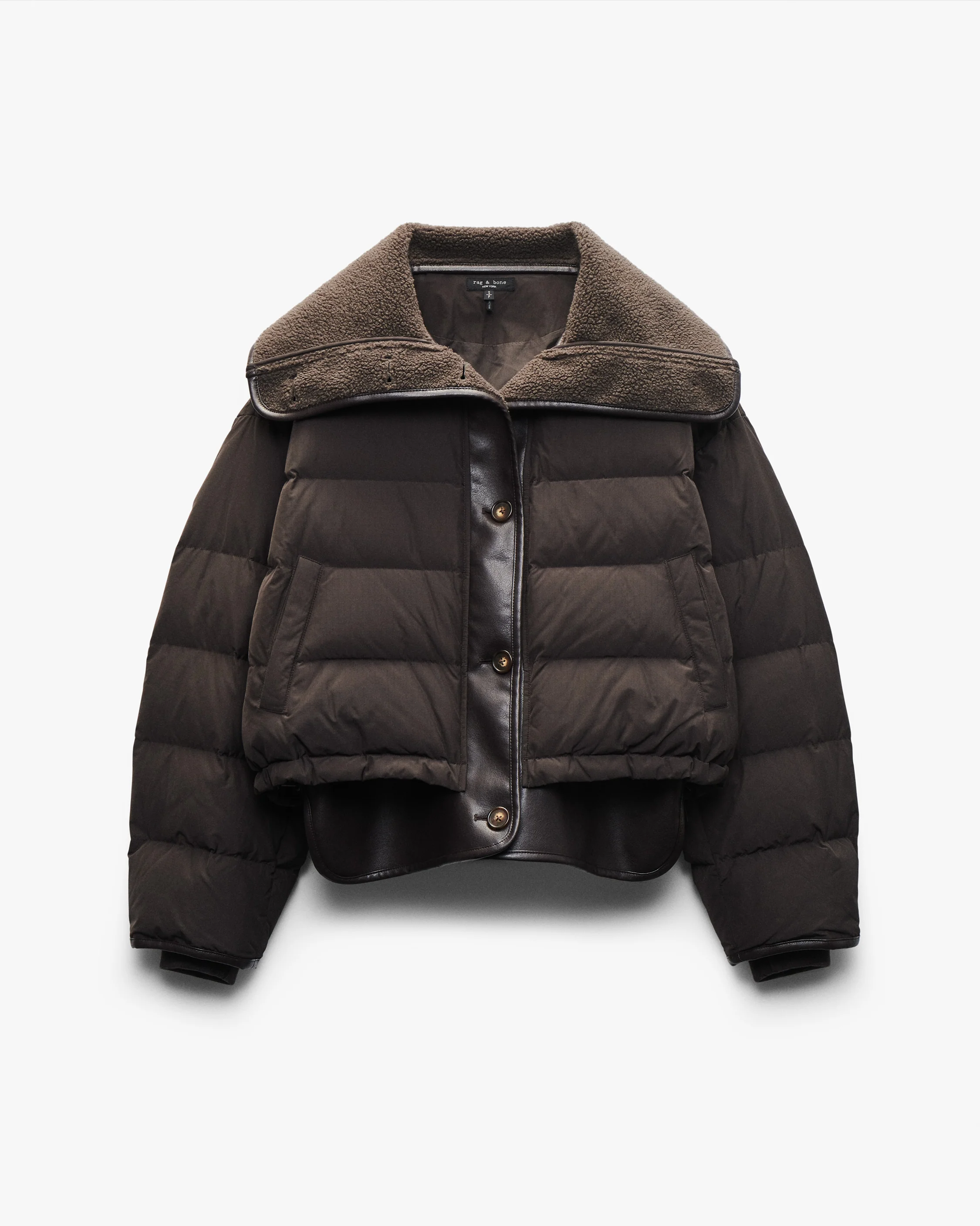 Gloria Mixed-Media Puffer Jacket - Image 2