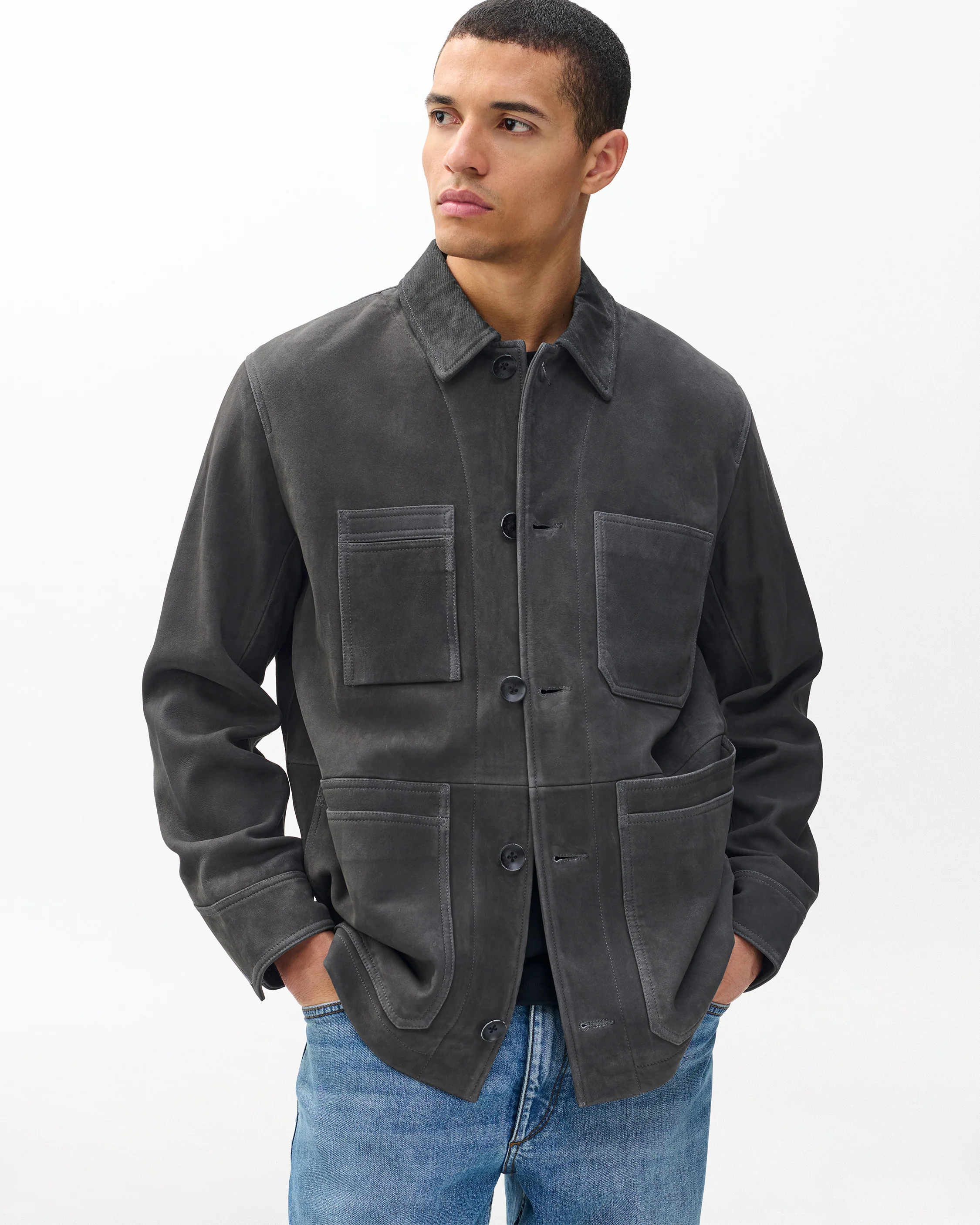 Graham Suede Chore Jacket