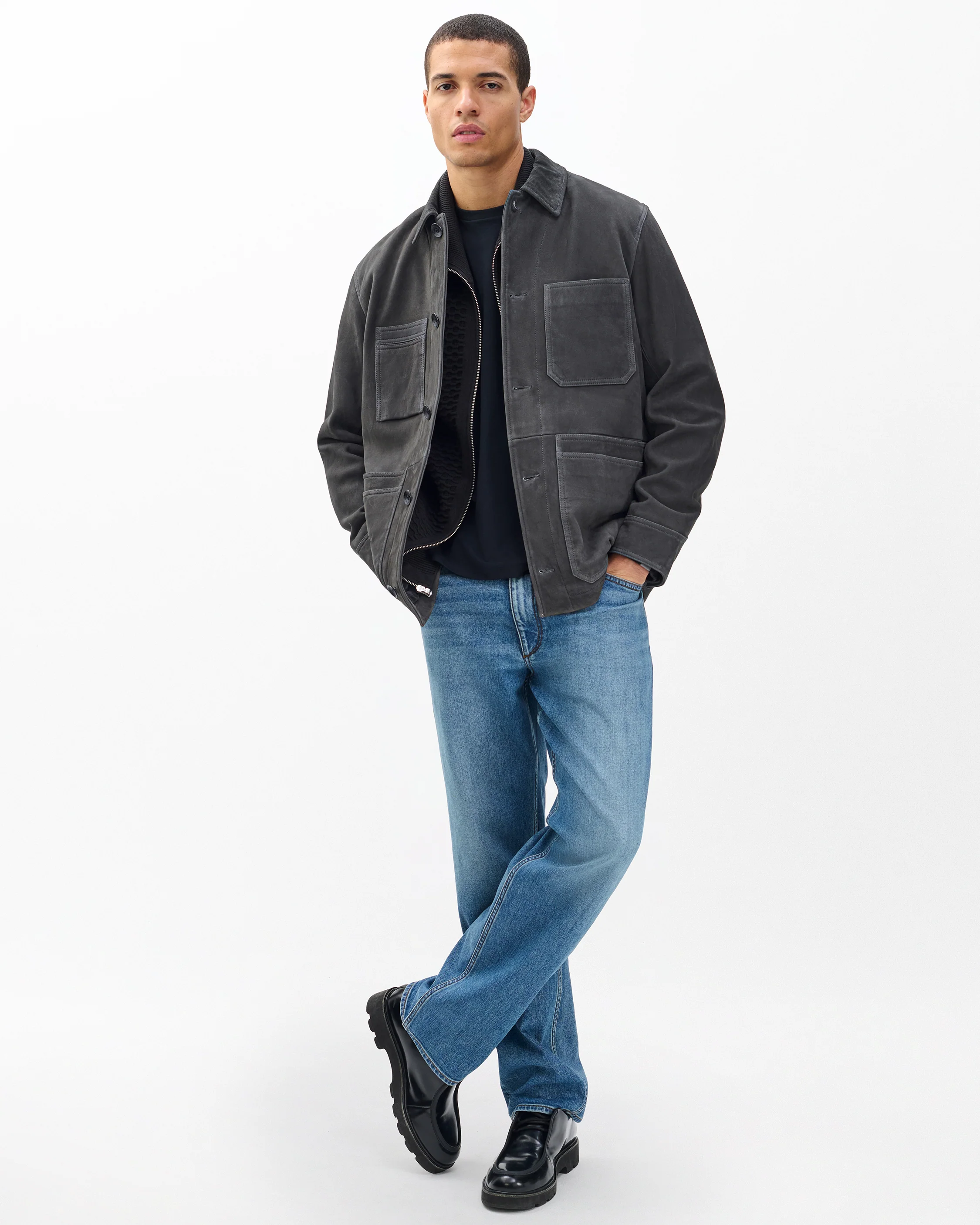Graham Suede Chore Jacket - Image 3