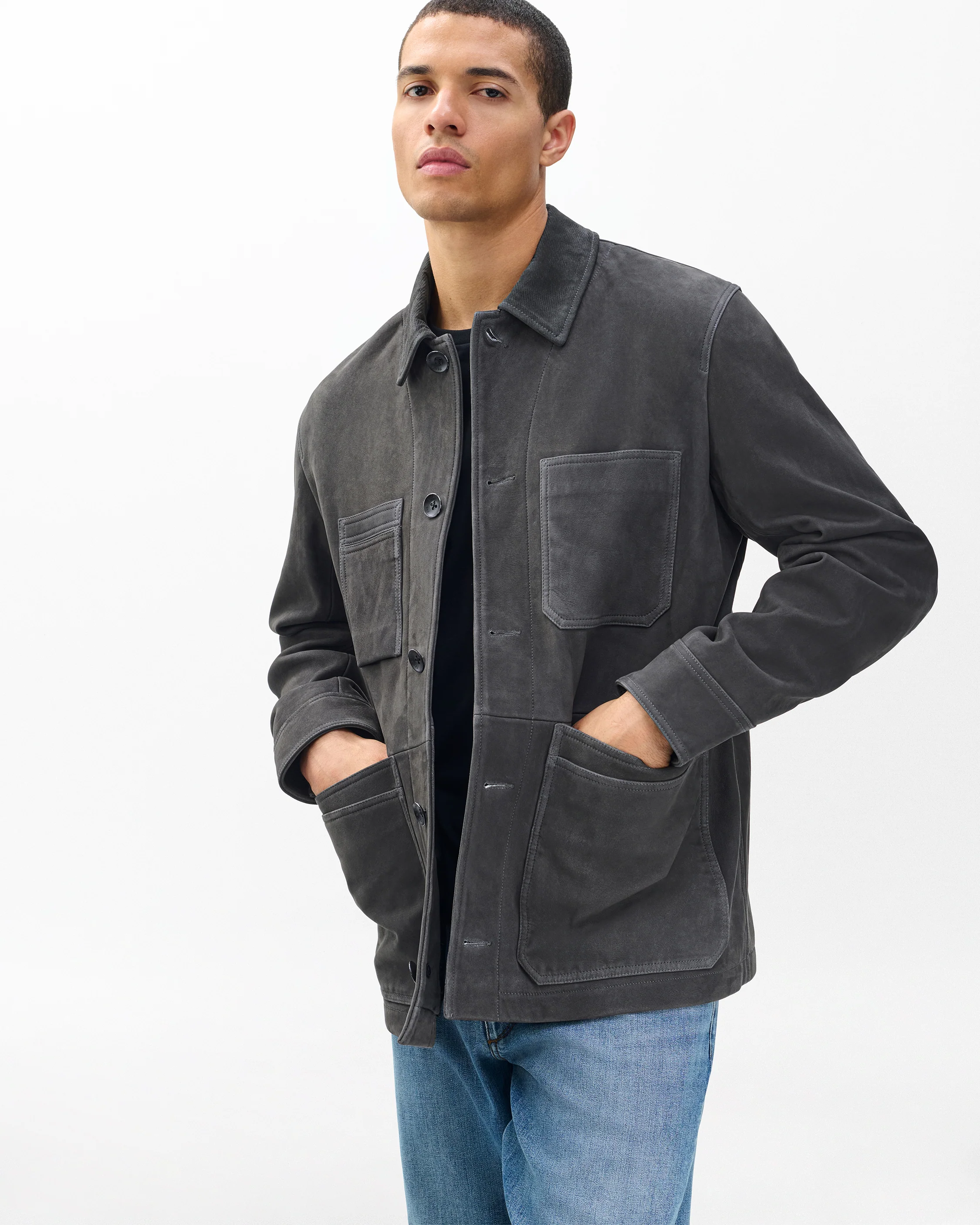 Graham Suede Chore Jacket - Image 4