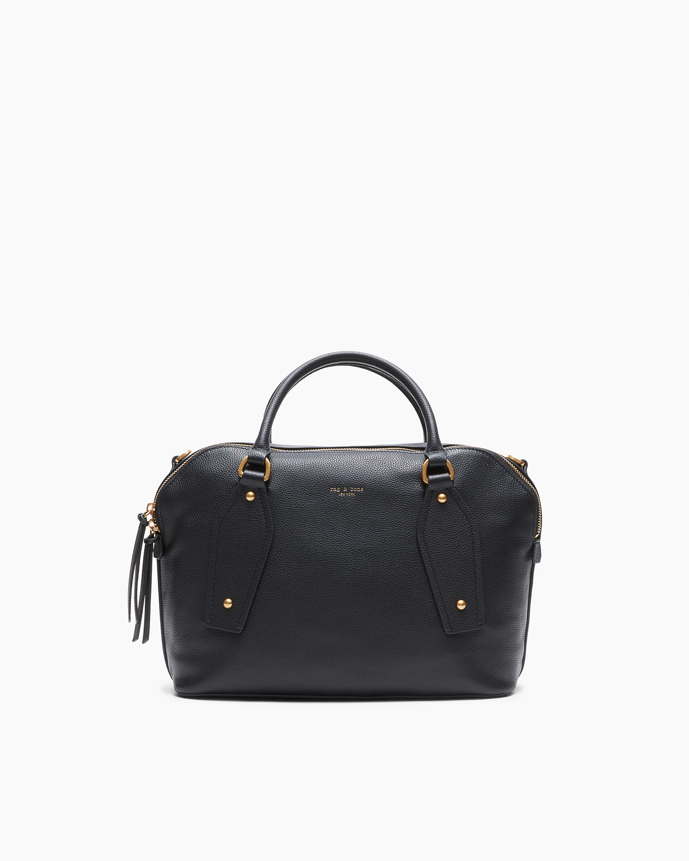 Gramercy Medium Leather Satchel - Image 4