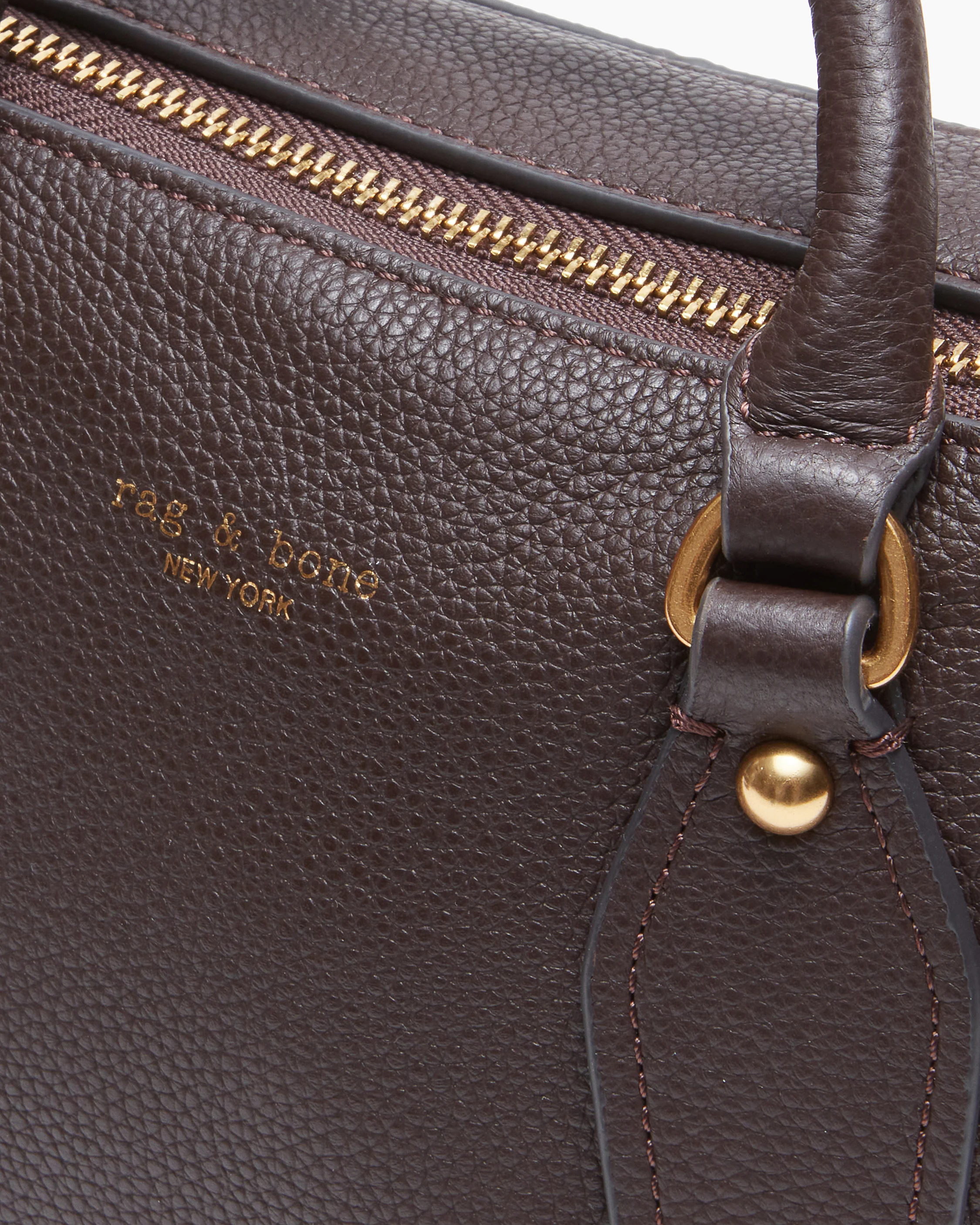Gramercy Small Leather Satchel - Image 7