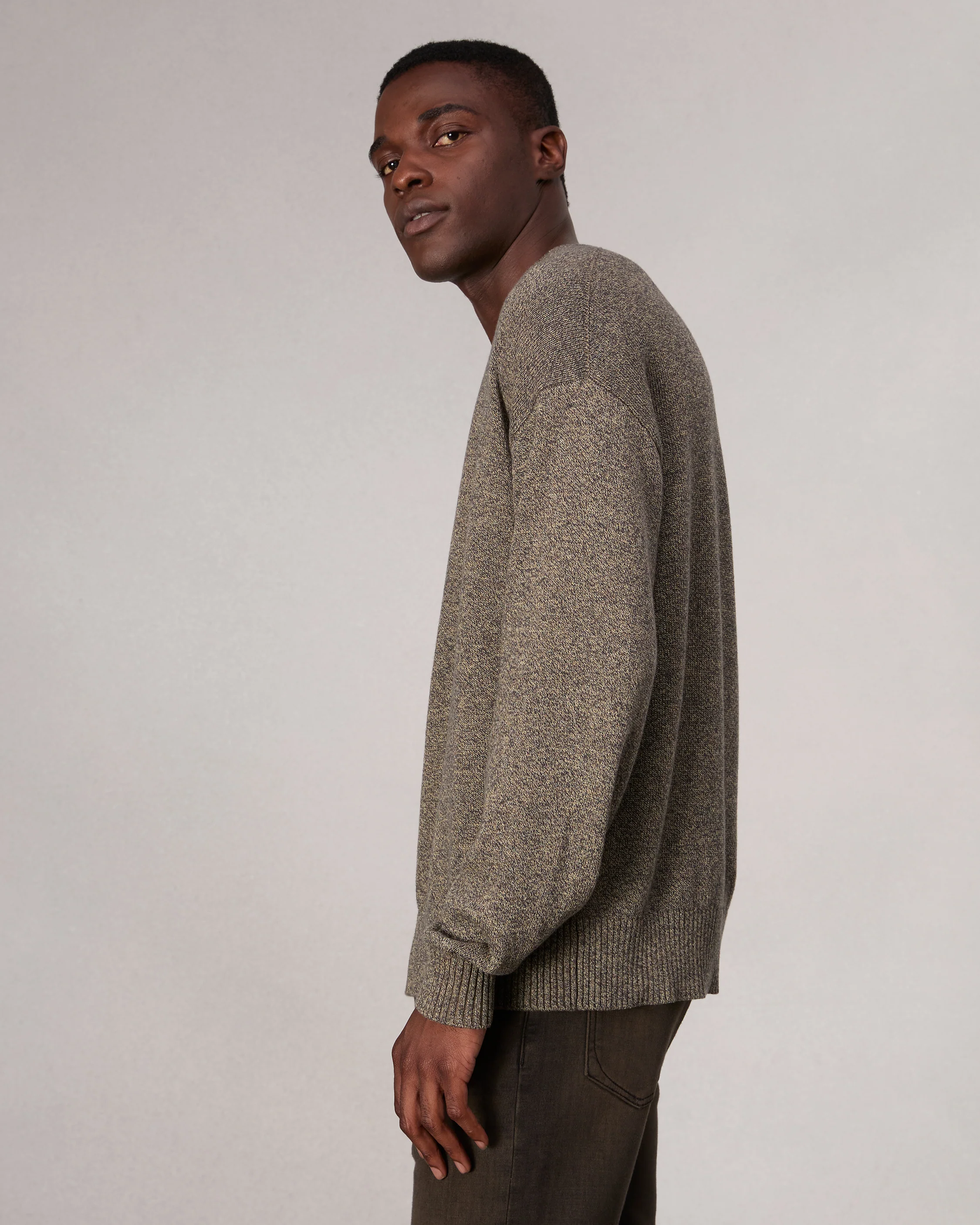 Marled Cotton Sweater - Image 4