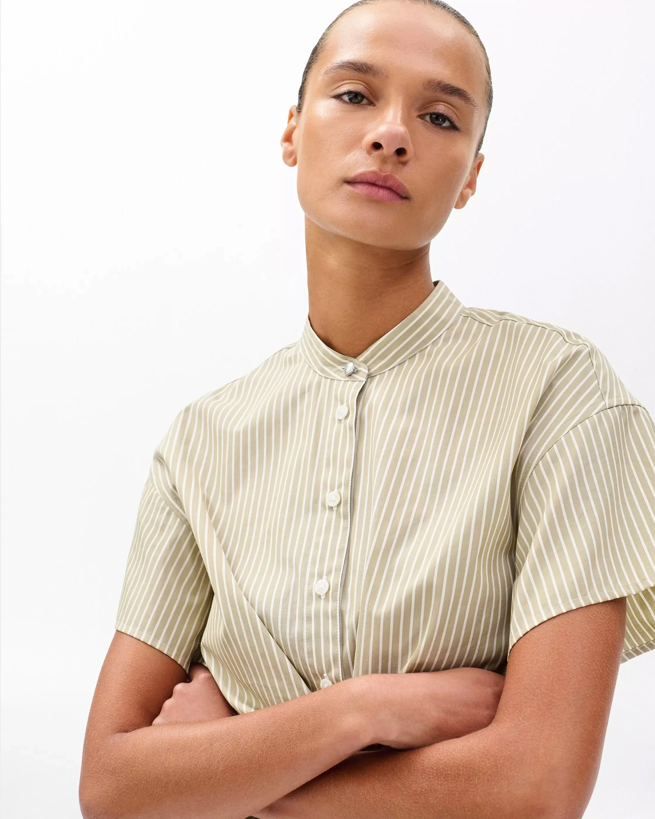 Gretchen Striped Poplin Shirt - Image 4