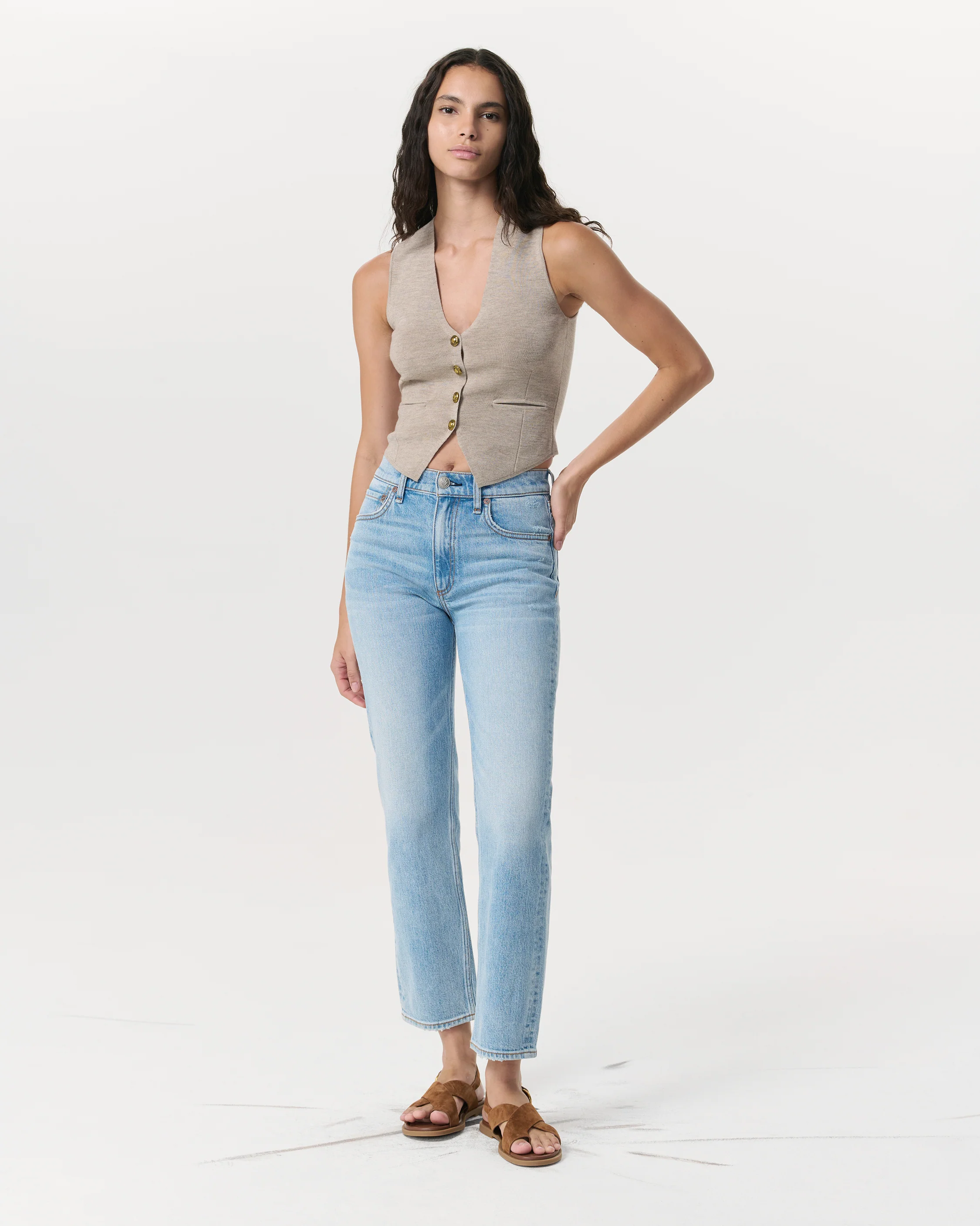 Harlow Ankle Straight Jeans