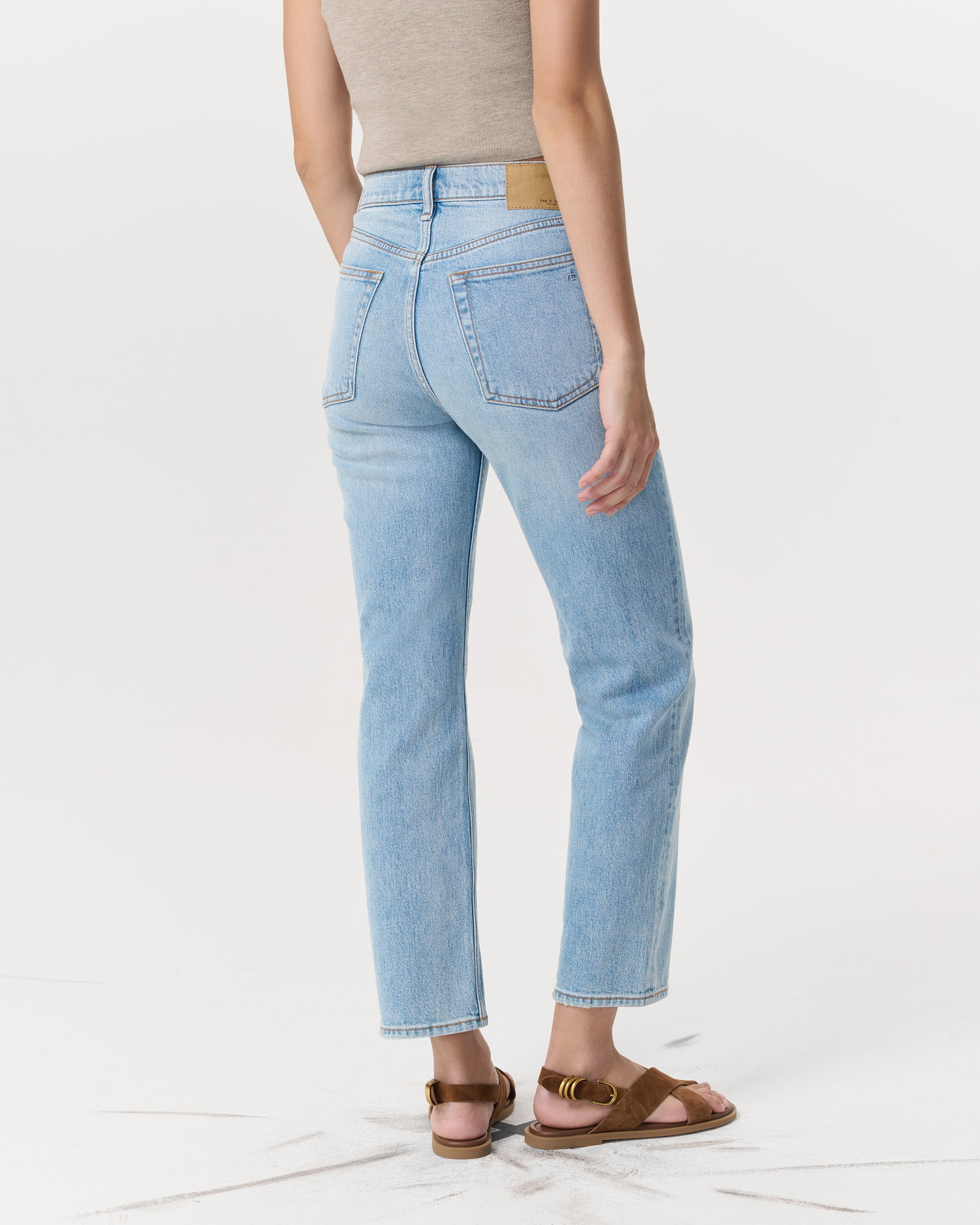 Harlow Ankle Straight Jeans - Image 5