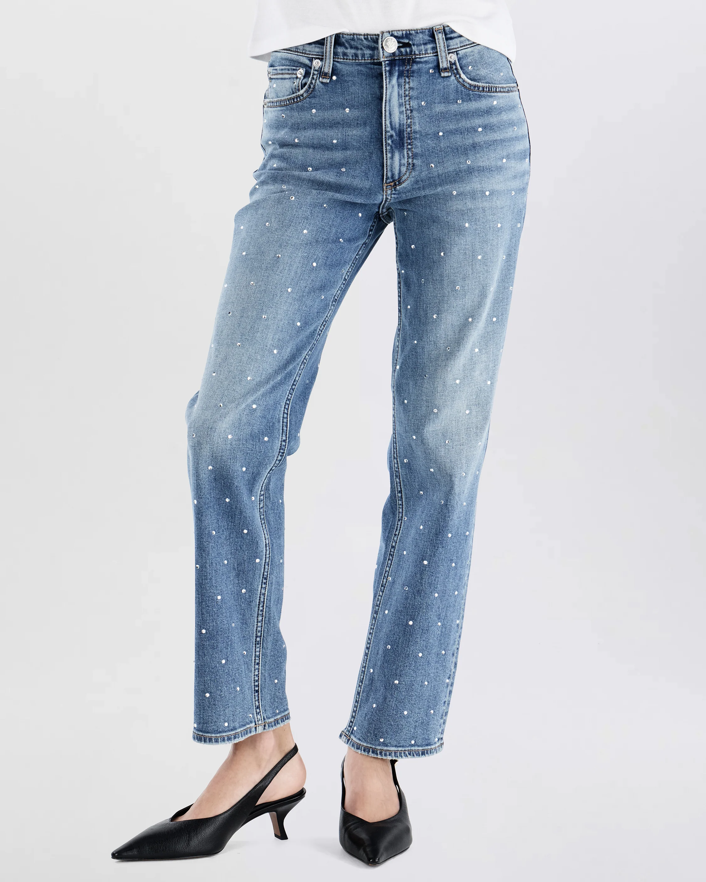 Harlow Ankle Straight Jeans - Image 3
