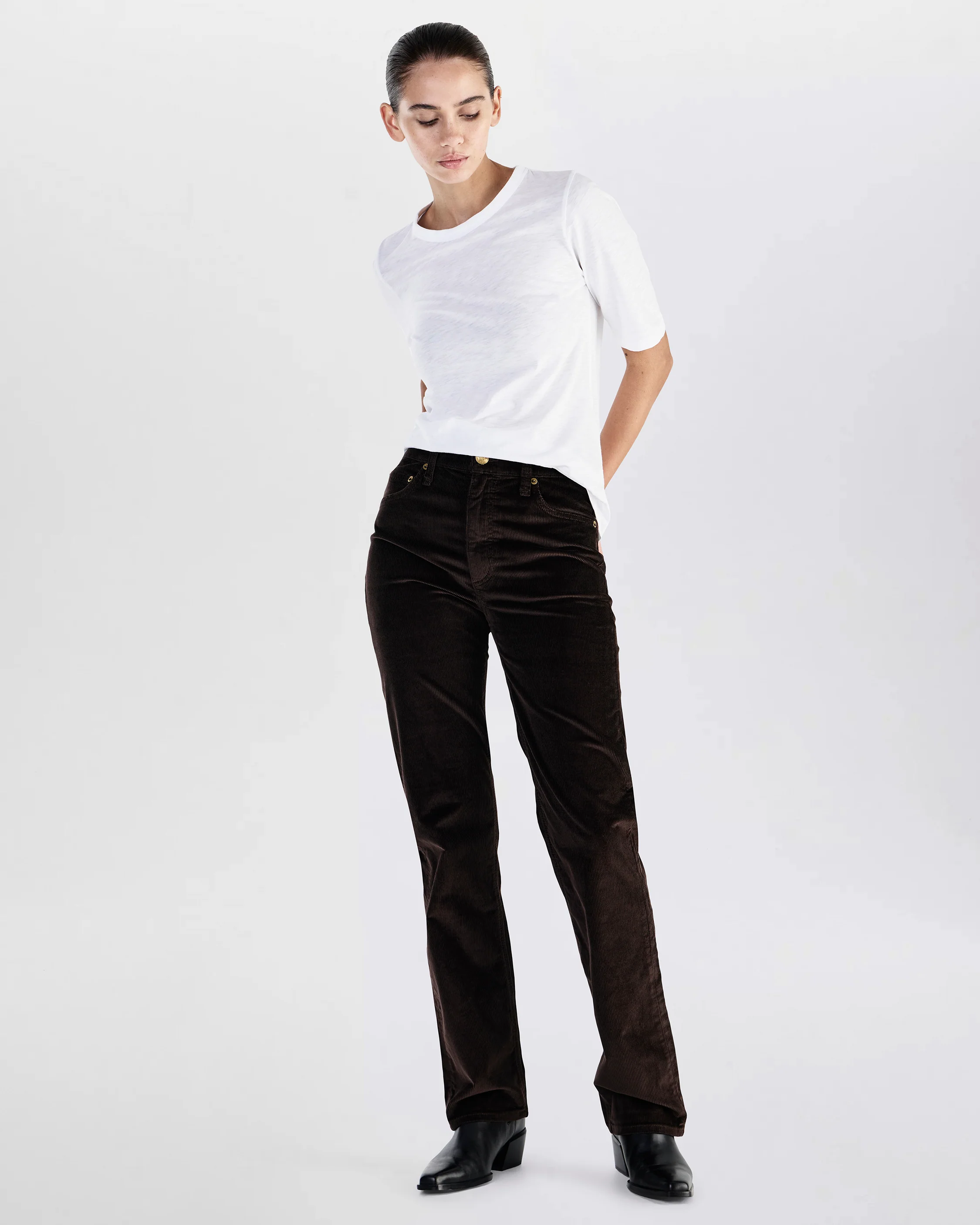 Harlow Corduroy Straight Pants