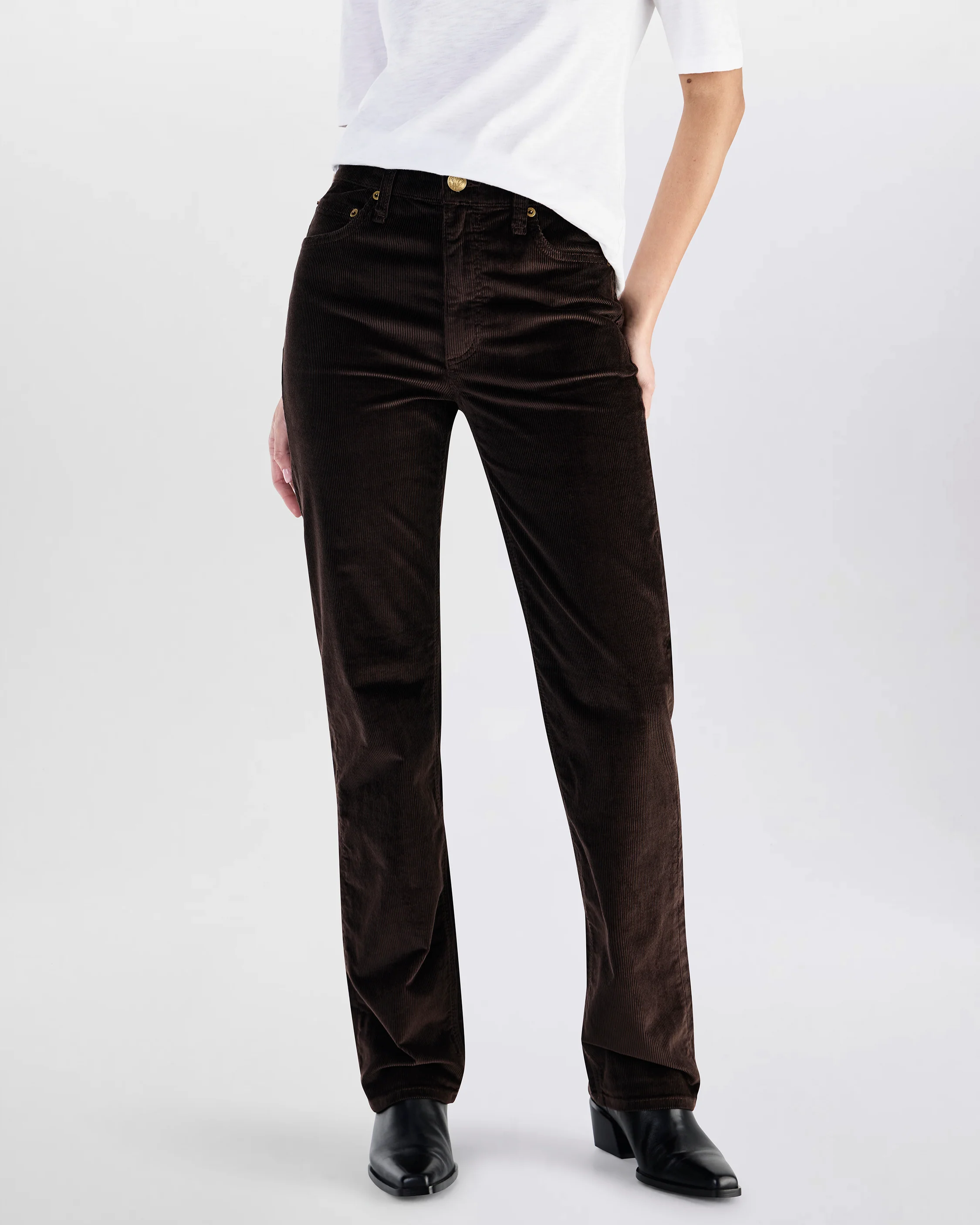 Harlow Corduroy Straight Pants - Image 3
