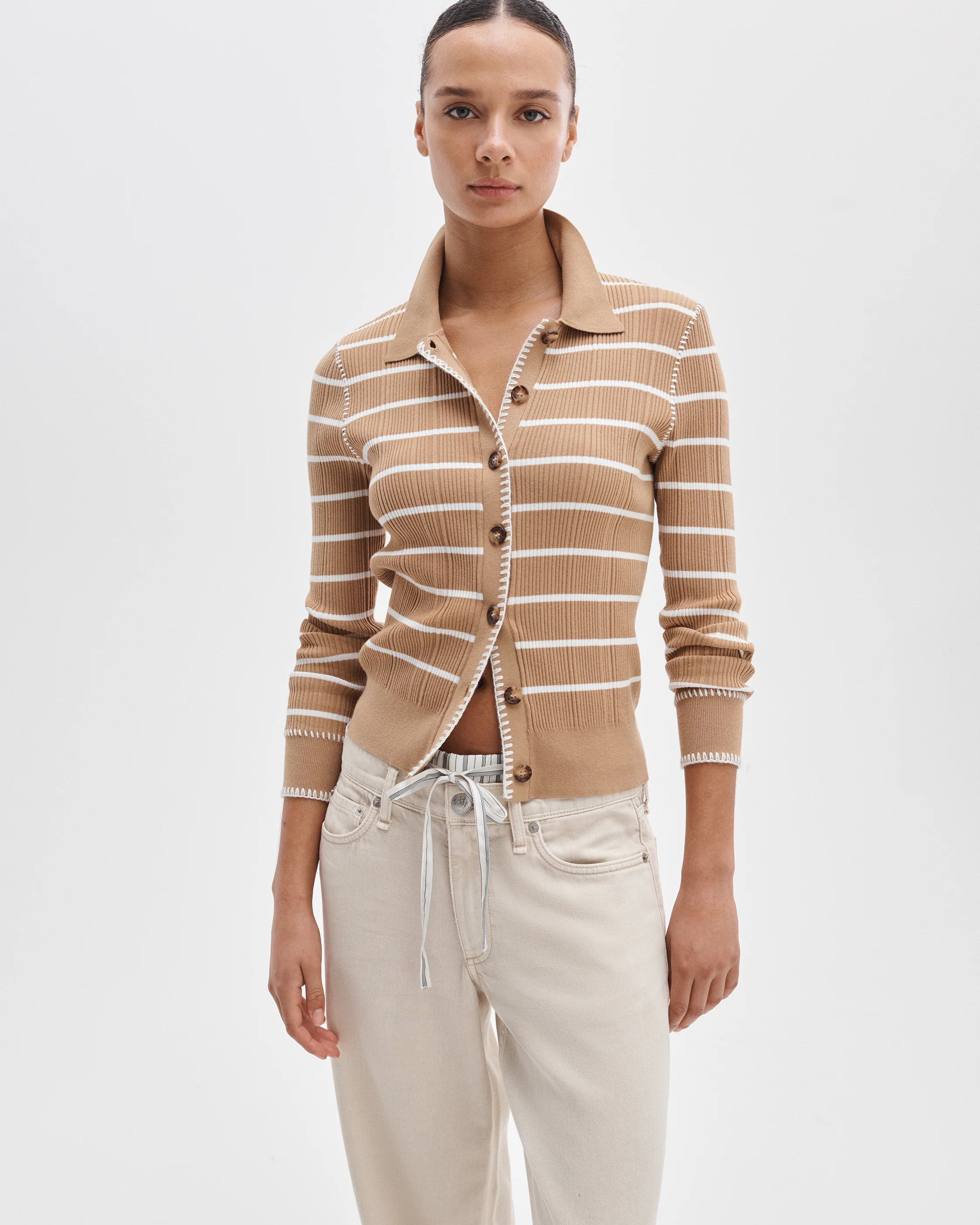Harper Striped Cardigan