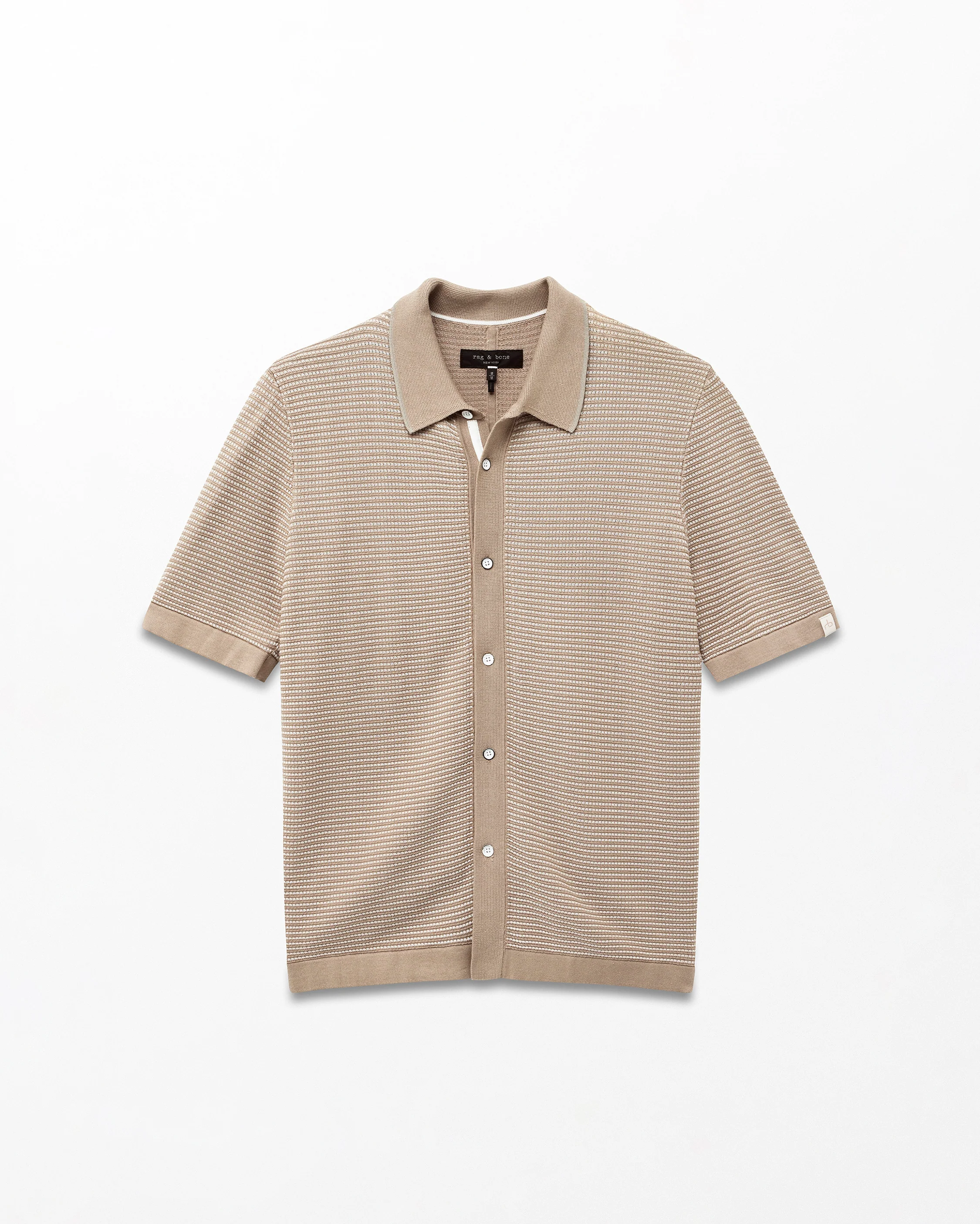 Harvey Jacquard Stripe Shirt - Image 2