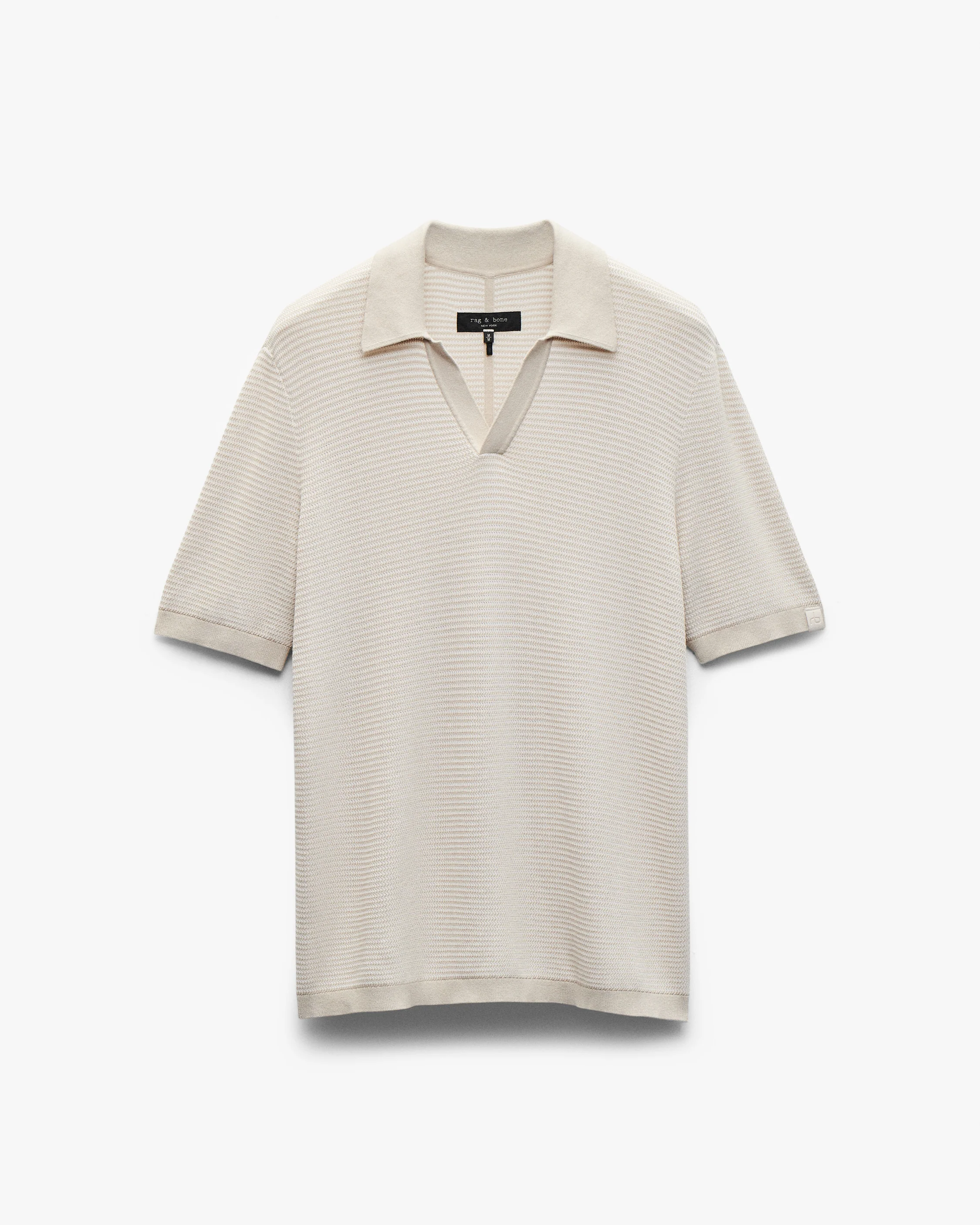 Harvey Knit Johnny Collar Polo - Image 2