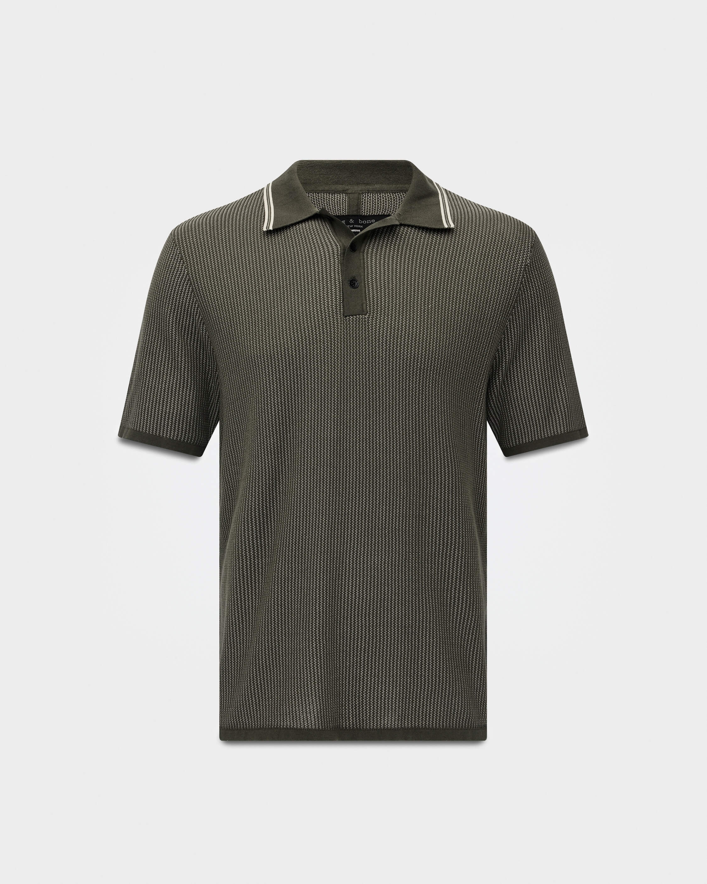 Harvey Tipped Knit Polo - Image 2