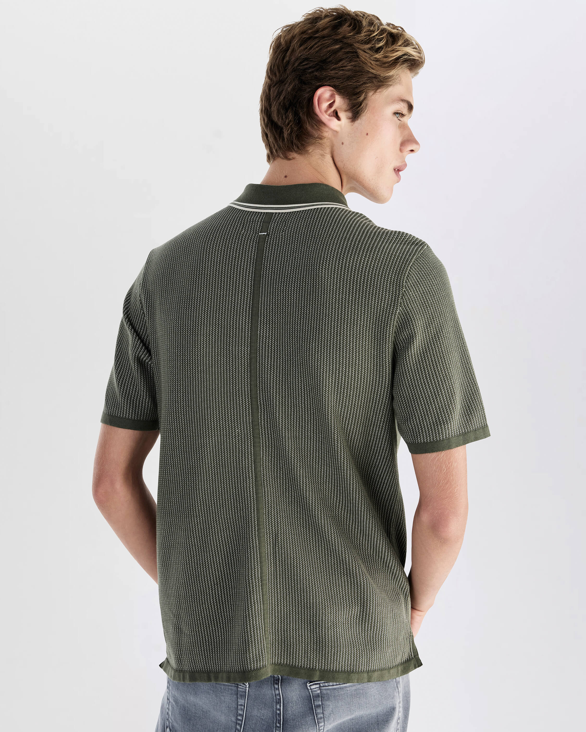 Harvey Tipped Knit Polo - Image 5