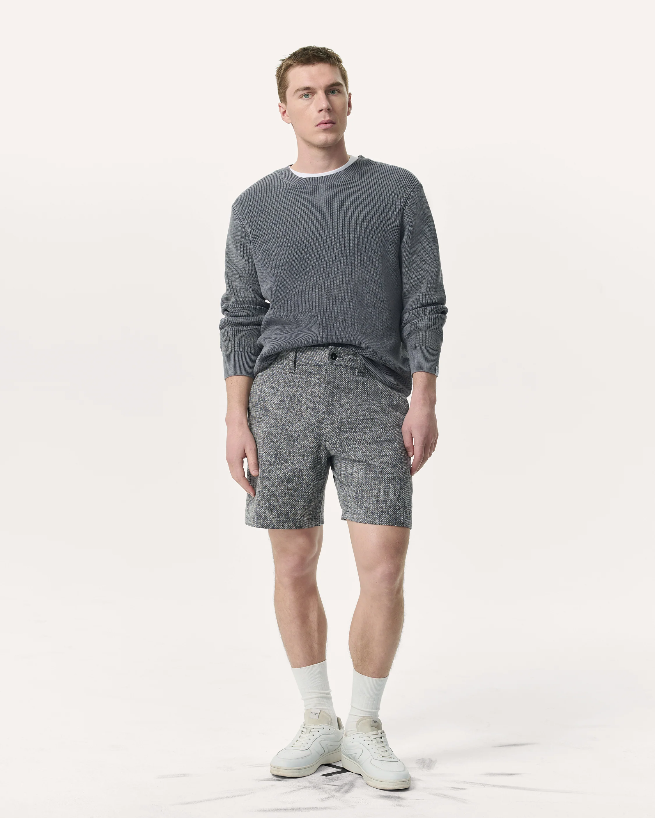 Haydon Straight Fit Italian Tweed Shorts