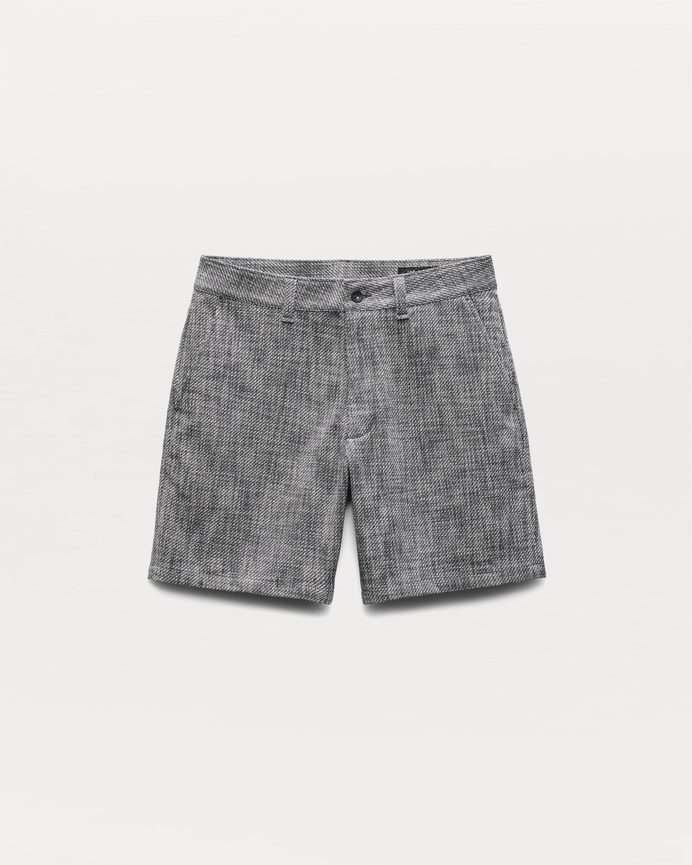 Haydon Straight Fit Italian Tweed Shorts - Image 2