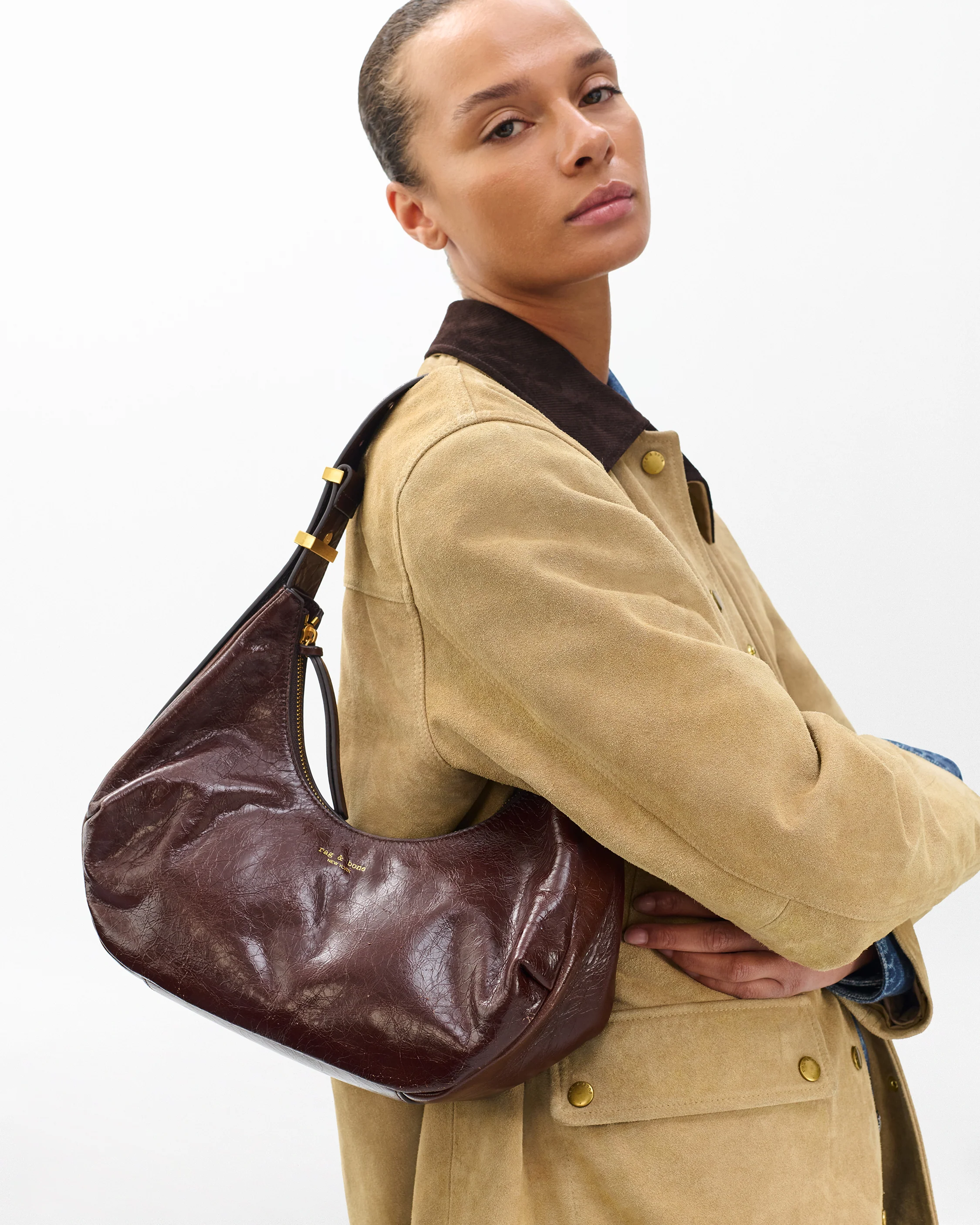 Hudson Leather Hobo - Image 2