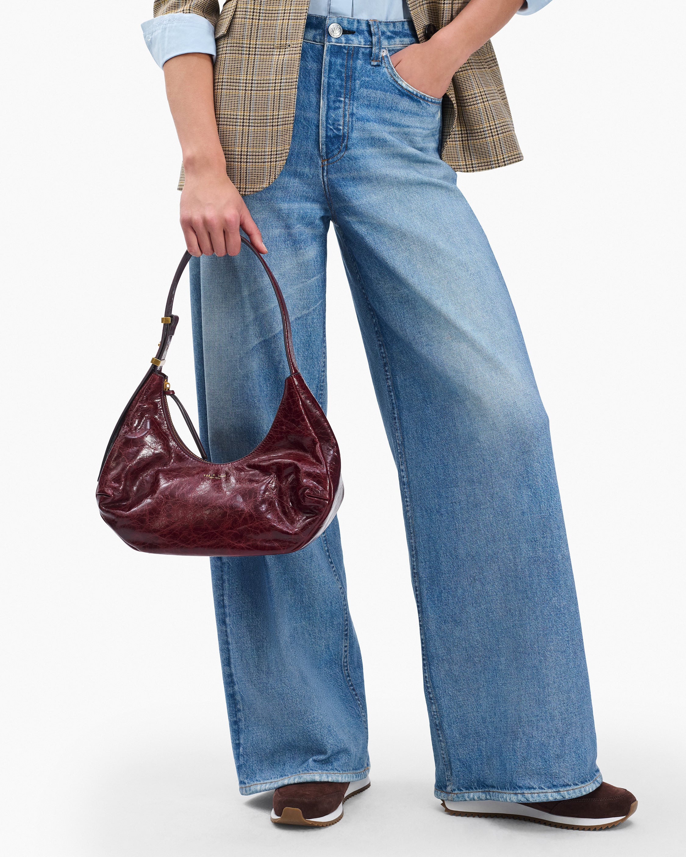 Hudson Leather Hobo - Image 3