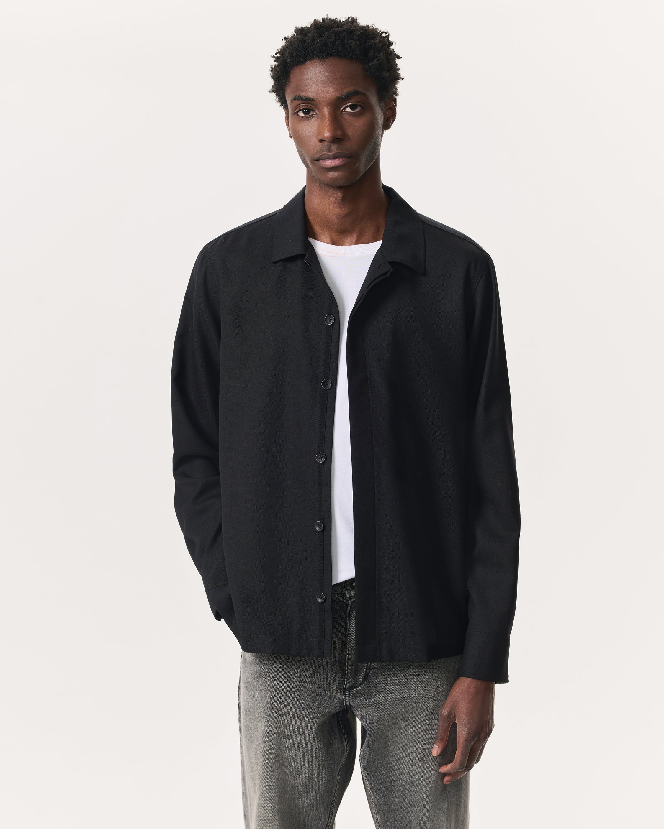 Hyde Wool-Blend Ripstop Shirt Jacket