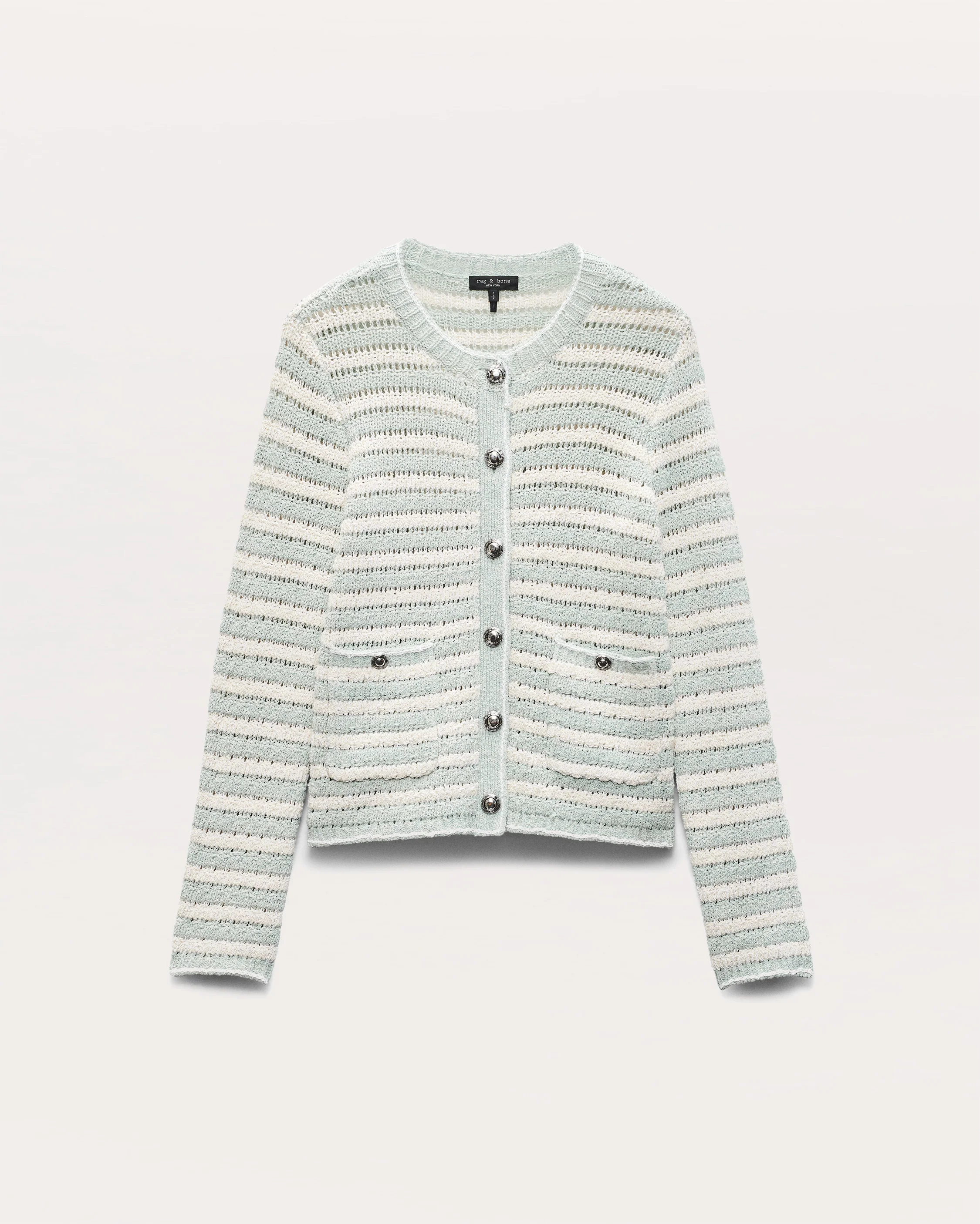 Jace Striped Lady Cardigan - Image 2