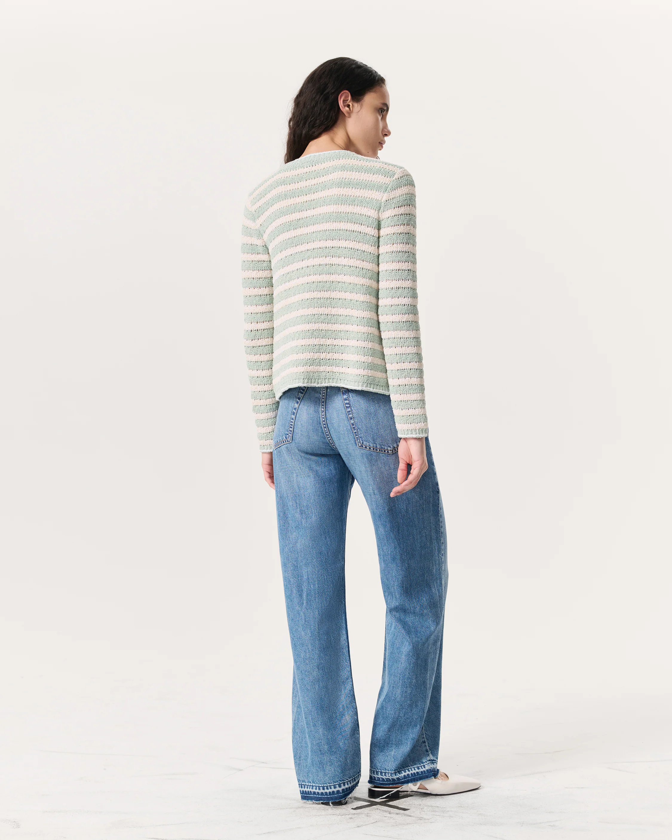 Jace Striped Lady Cardigan - Image 5