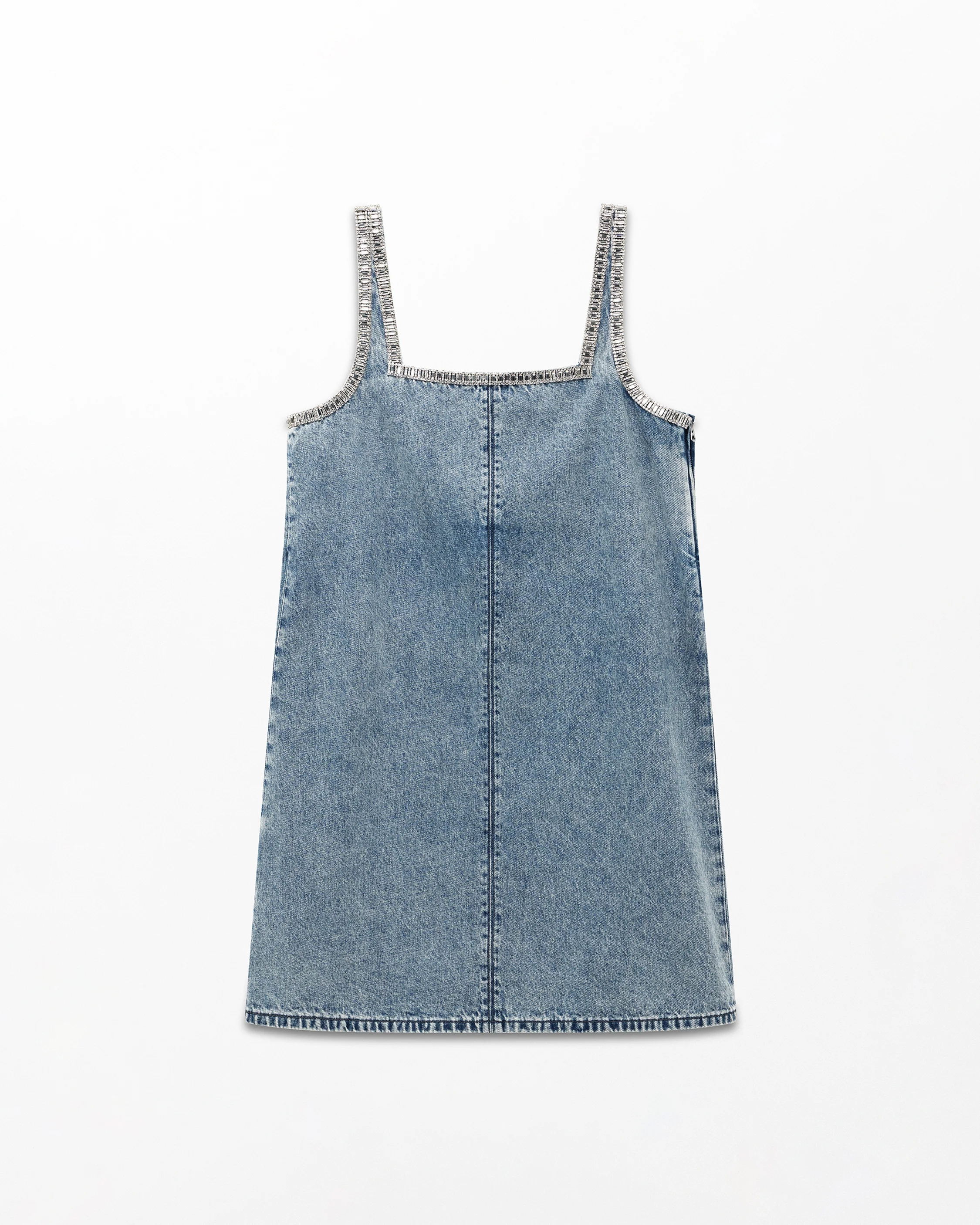 Jayde Denim Mini Dress - Image 2