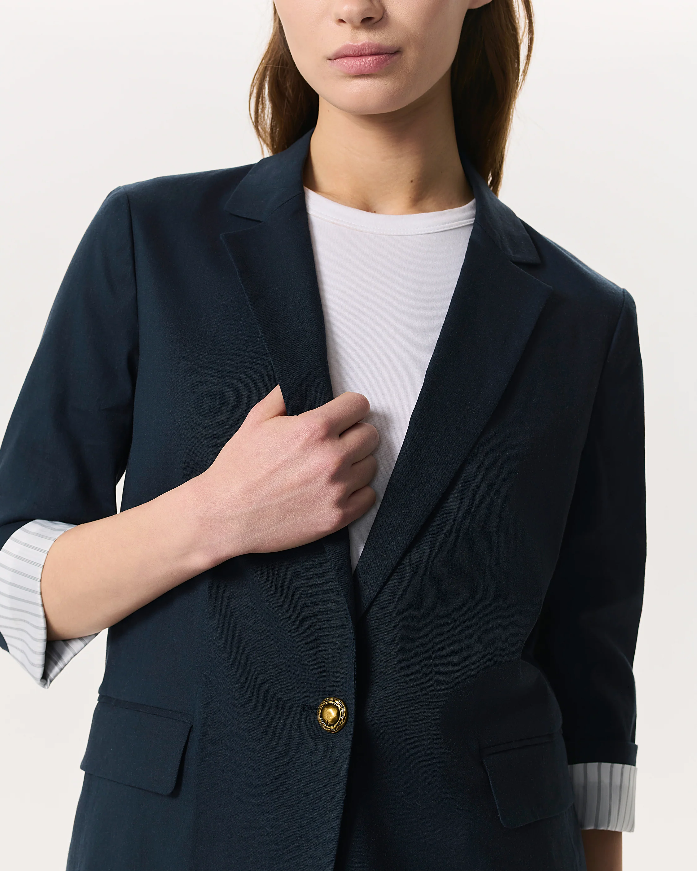 Jennie Linen-Blend Blazer - Image 3
