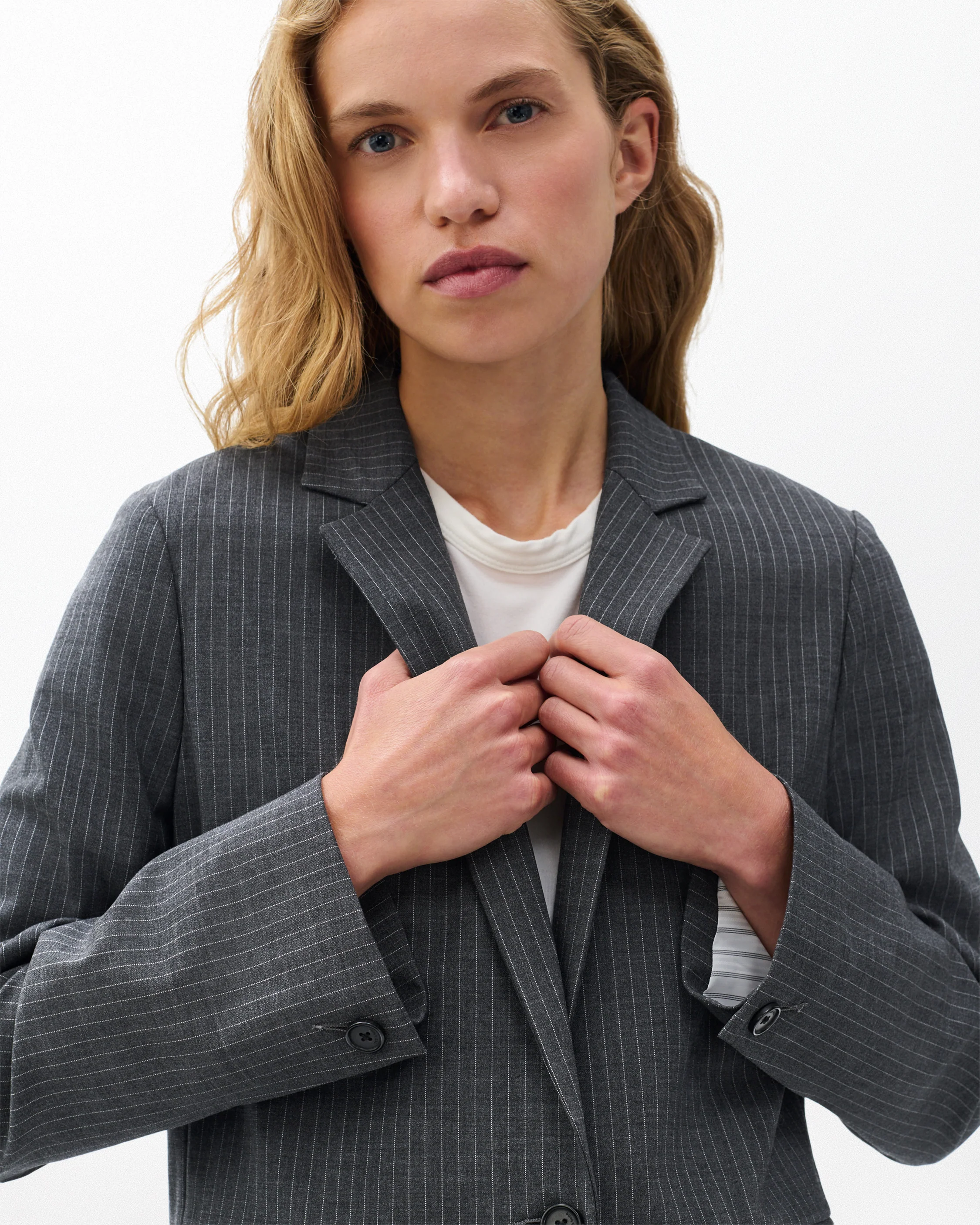 Jennifer Striped Two-in-One Blazer - Image 7