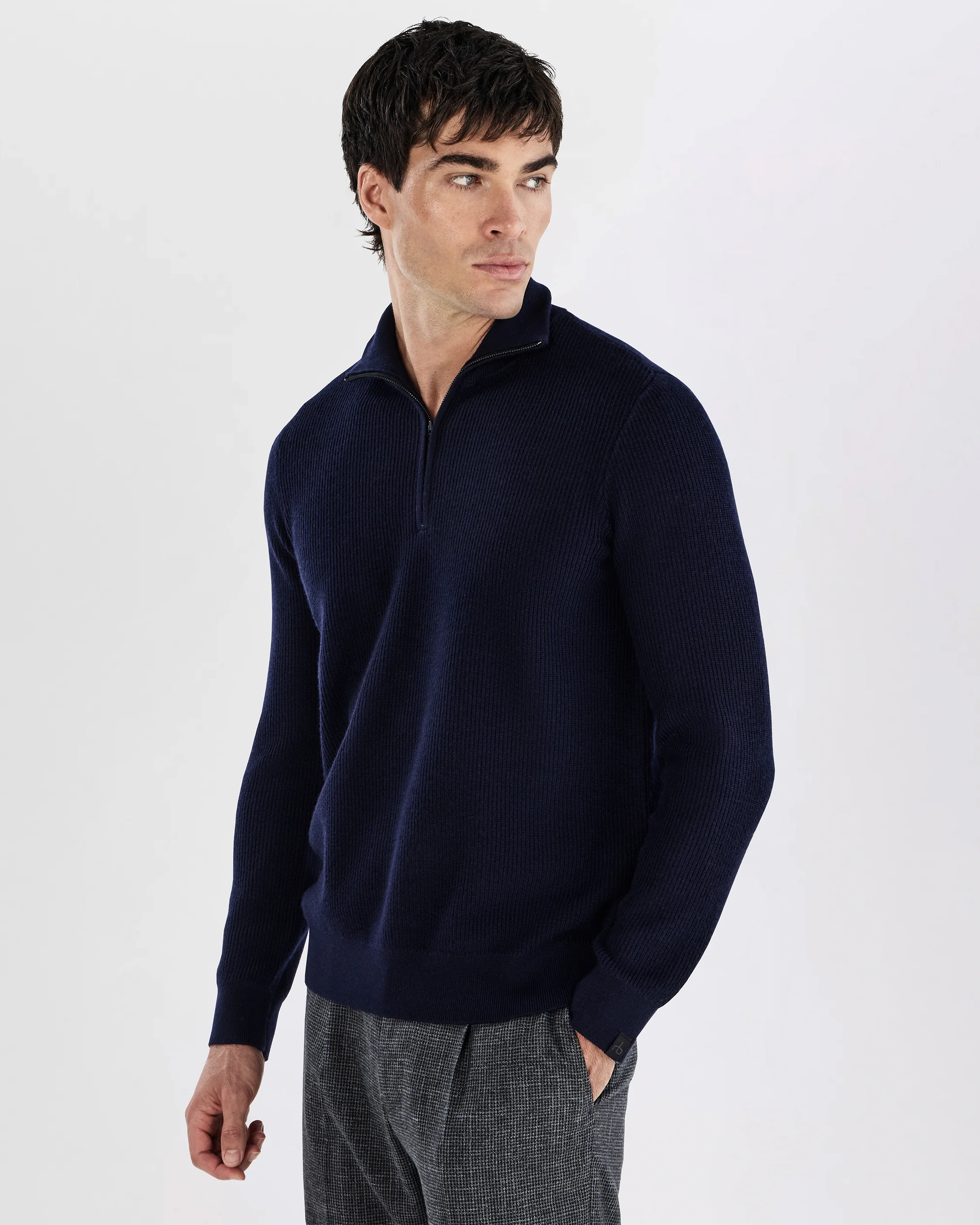 Joel Merino Wool Half-Zip Sweater - Image 4